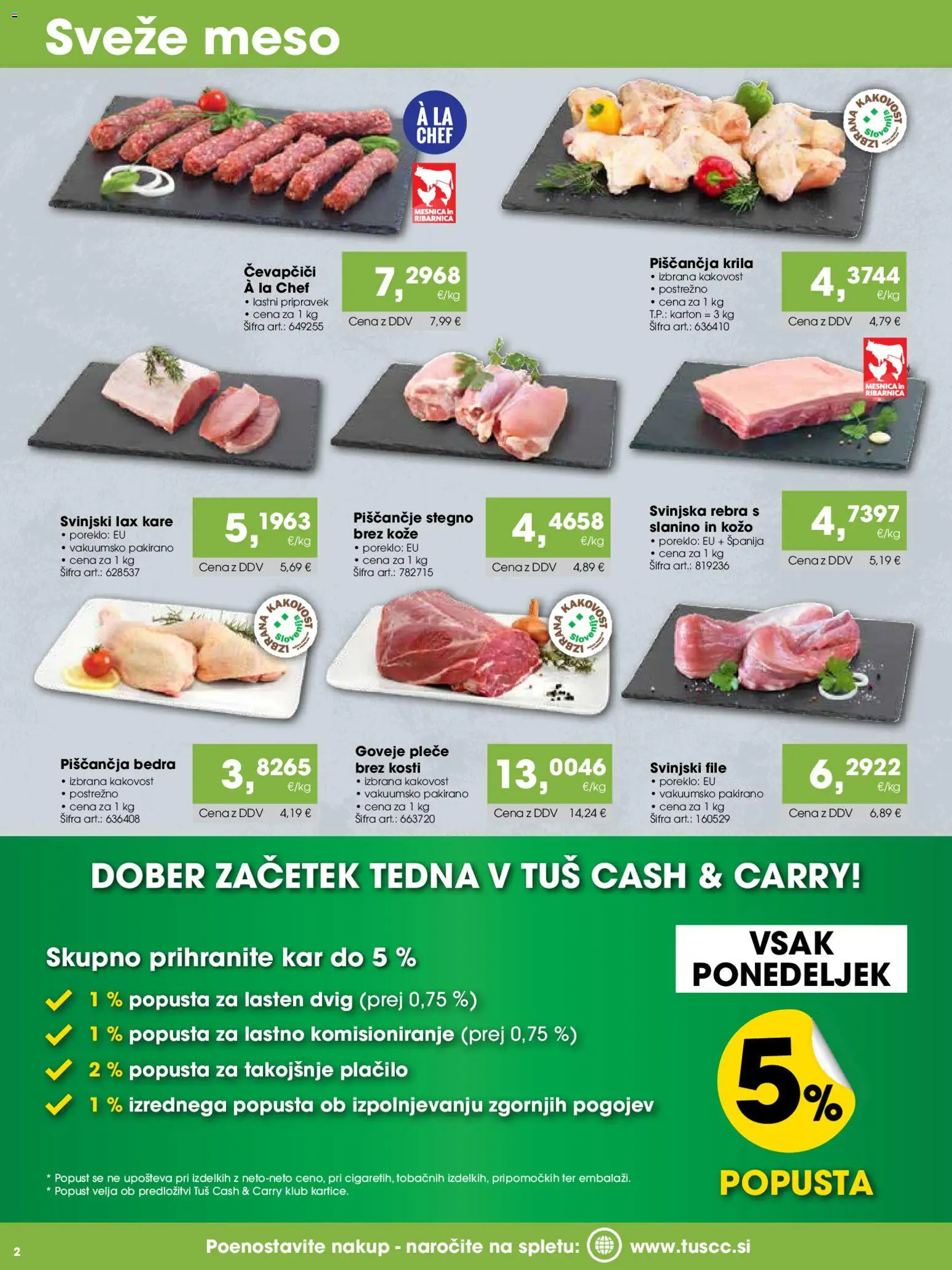 Novi Tuš katalog ponudbe – veljaven od 15.05.2026 | Stran: 2