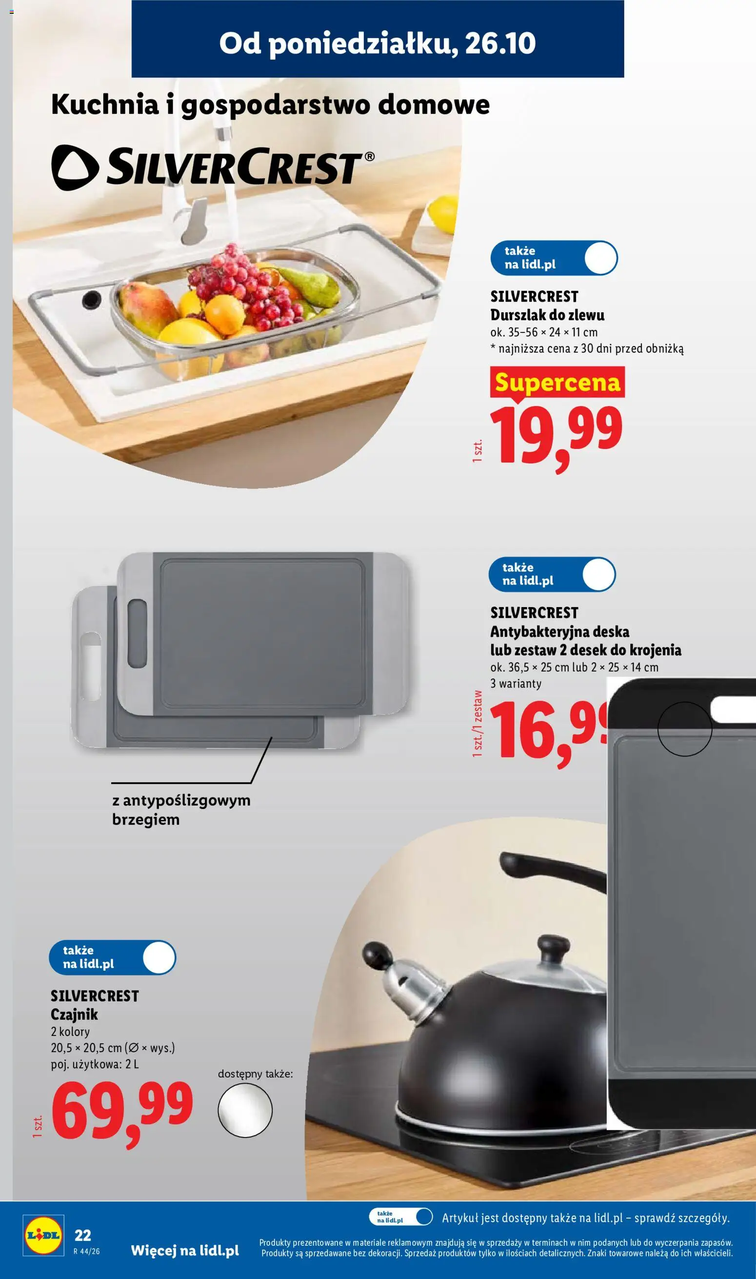 Lidl Katalog od 26.10.2026 | Strona: 26 | Produkty: Czajnik