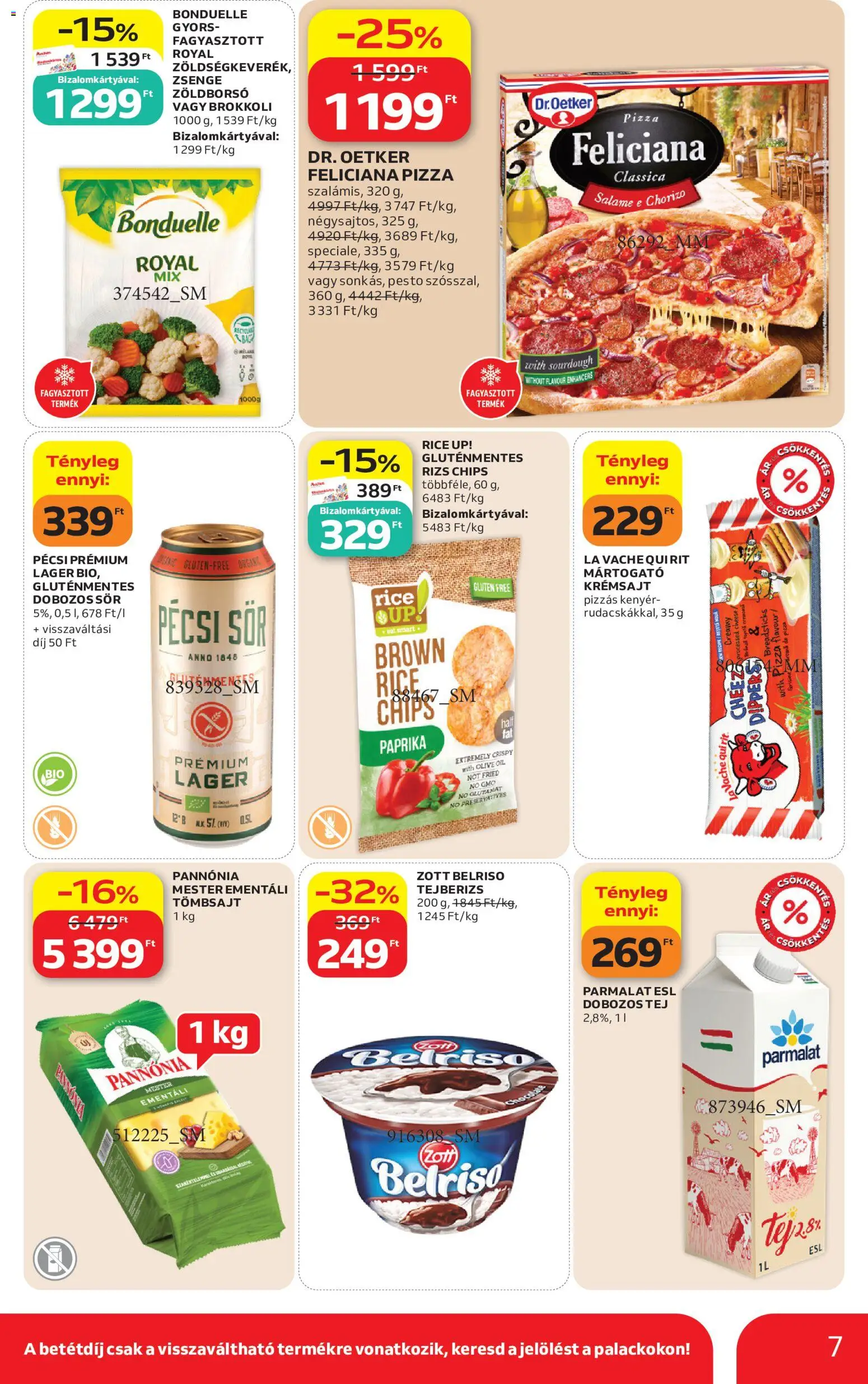 Auchan akciós ujság - amely érvényes a következő dátumtól: 04.06.2026 | Oldal: 7 | Termékek: Pesto, Tej, Kenyér, Gluténmentes