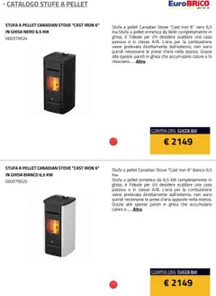 Anteprima del volantino Eurobrico Stufe a Pellet catalogo valido a partire dal 23.07.2025 | Pagina: 17 | Prodotti: Pellet, Stufa a pellet, Stufa