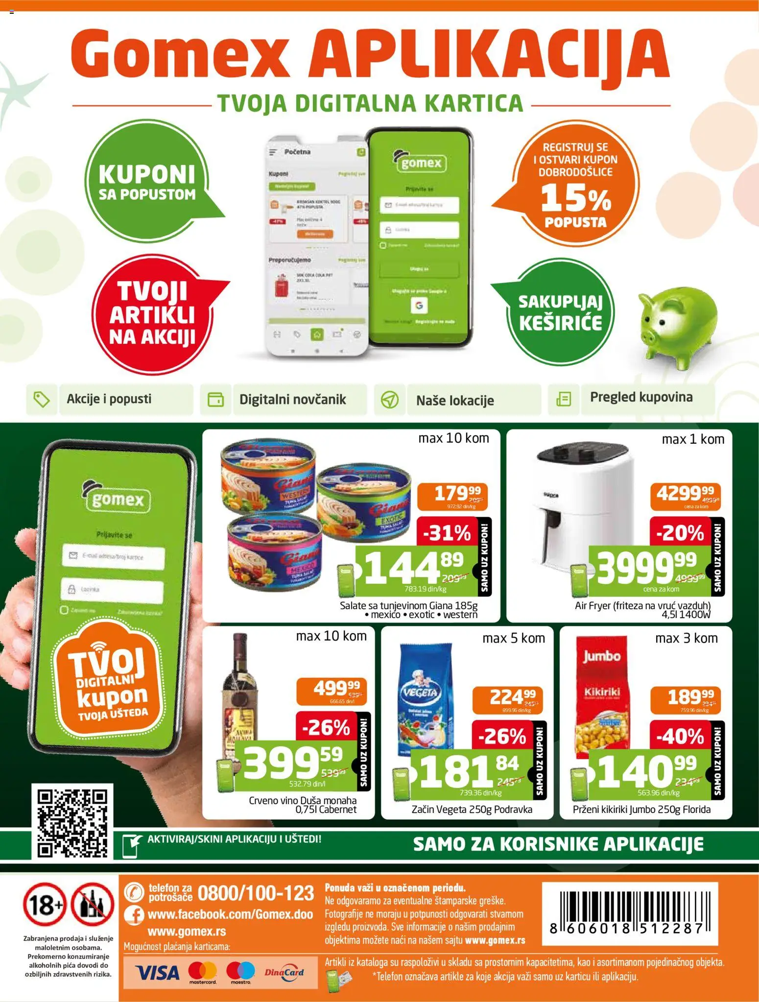 Gomex katalog - važi od 19.08.2026 | Strana: 28 | Proizvode: Novčanik, Telefon, Kikiriki, Pica