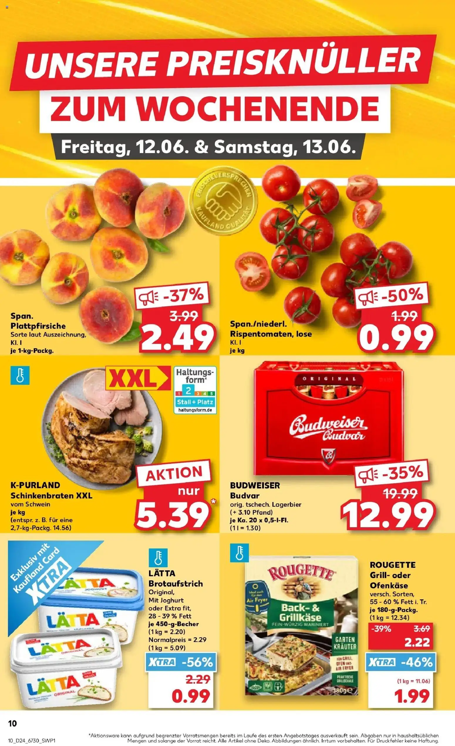 Kaufland Prospekt Weißenfels – gültig ab 08.06.2026 | Seite: 19 | Produkte: Grill, Joghurt, Lätta, Budweiser