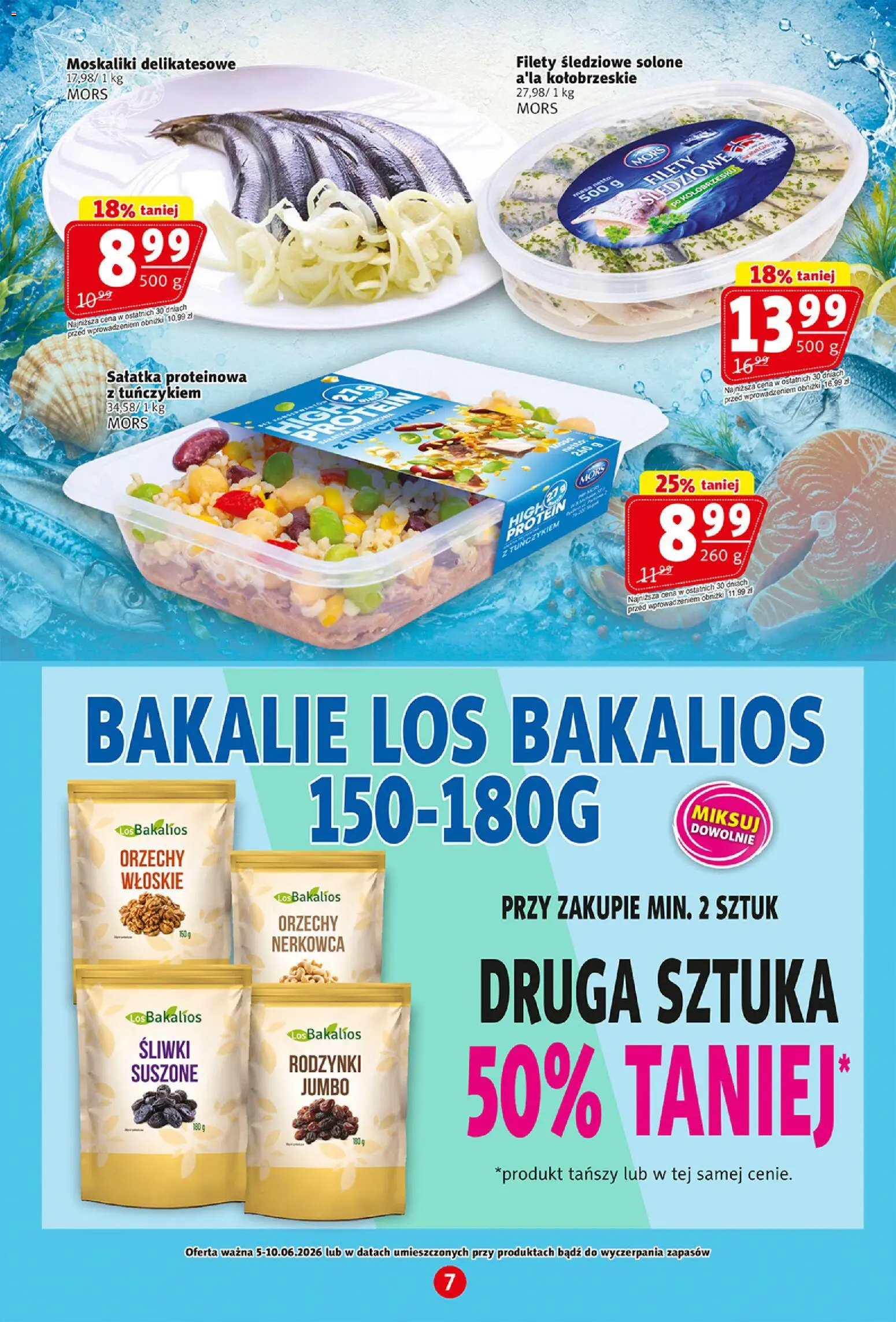 Prim Market gazetka od 05.06.2026 | Strona: 7 | Produkty: Śliwki, Orzechy, Sałatka, Rodzynki