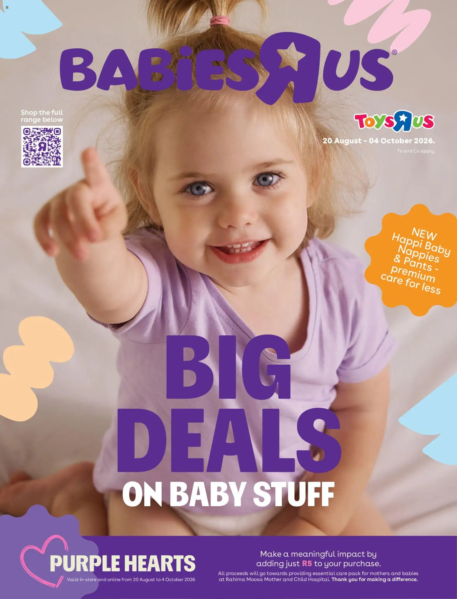 New Babies R Us catalogue – valid from 20/08/2026 | Page: 1 | Products: Pants, Nappies