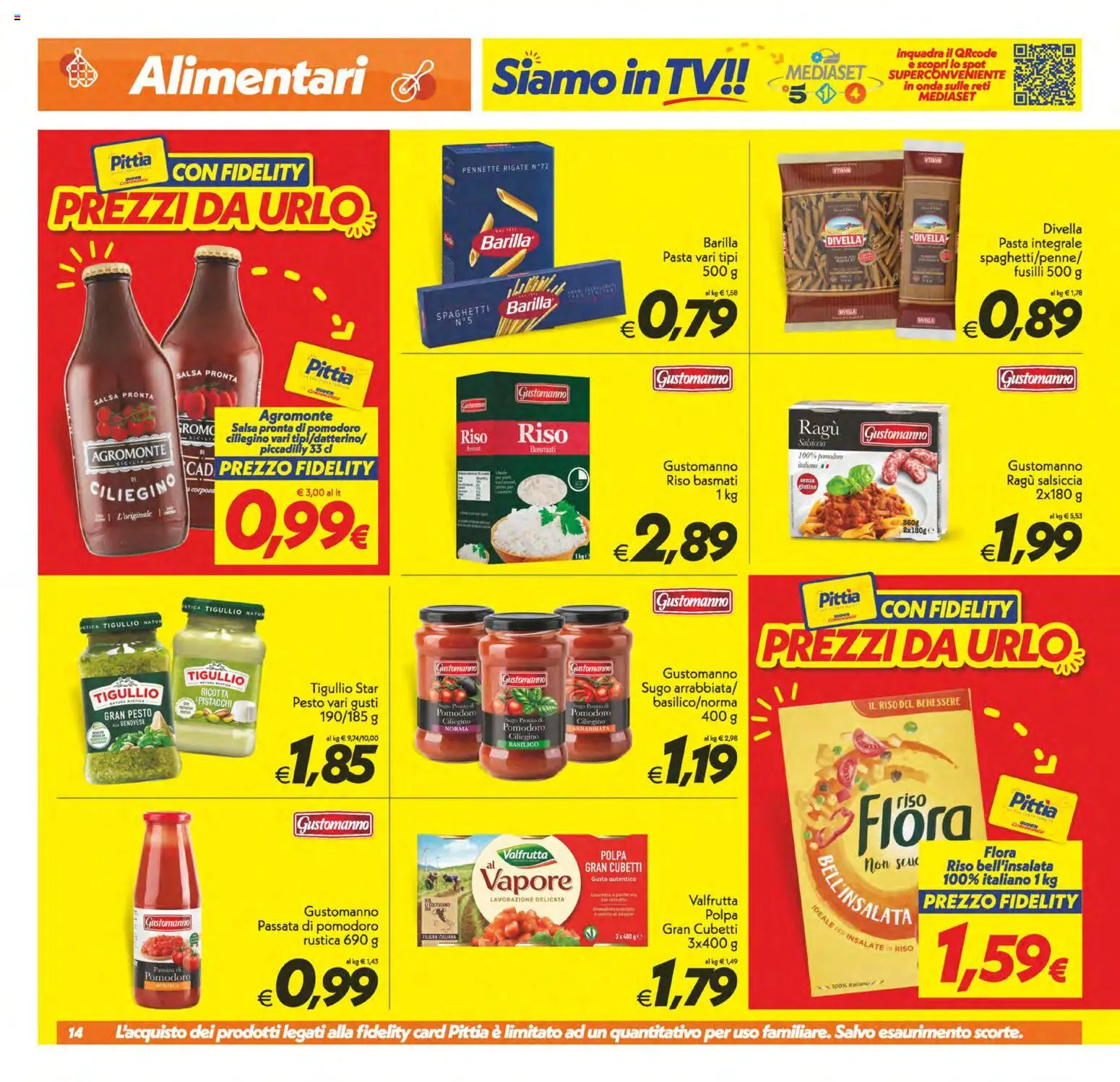 Volantino SuperConveniente del 29.05.2026 | Pagina: 14 | Prodotti: Pomodoro, Pasta, Pesto, Ricotta