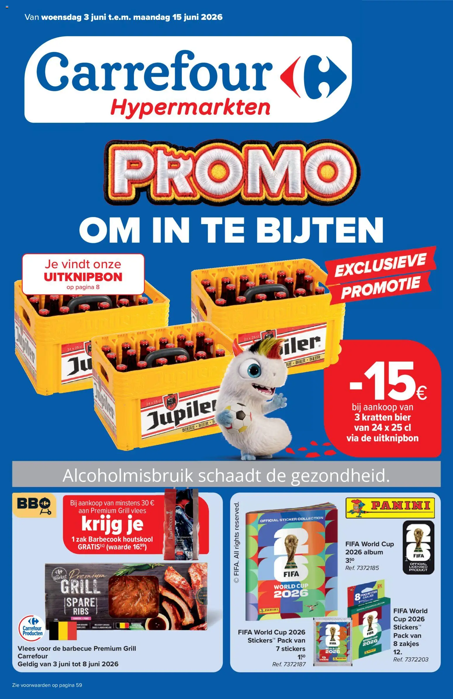 {H1} | Pagina: 1 | Producten: Bier, Zak, Grill, Stickers