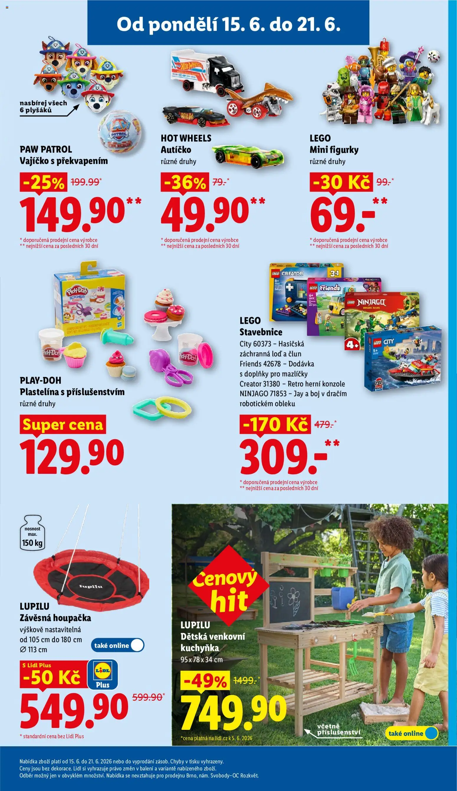 Lidl leták - Spotřební zboží od 15.06.2026 | Strana: 11 | Produkty: Kuchyňka, Play-Doh, Figurky, Plastelína