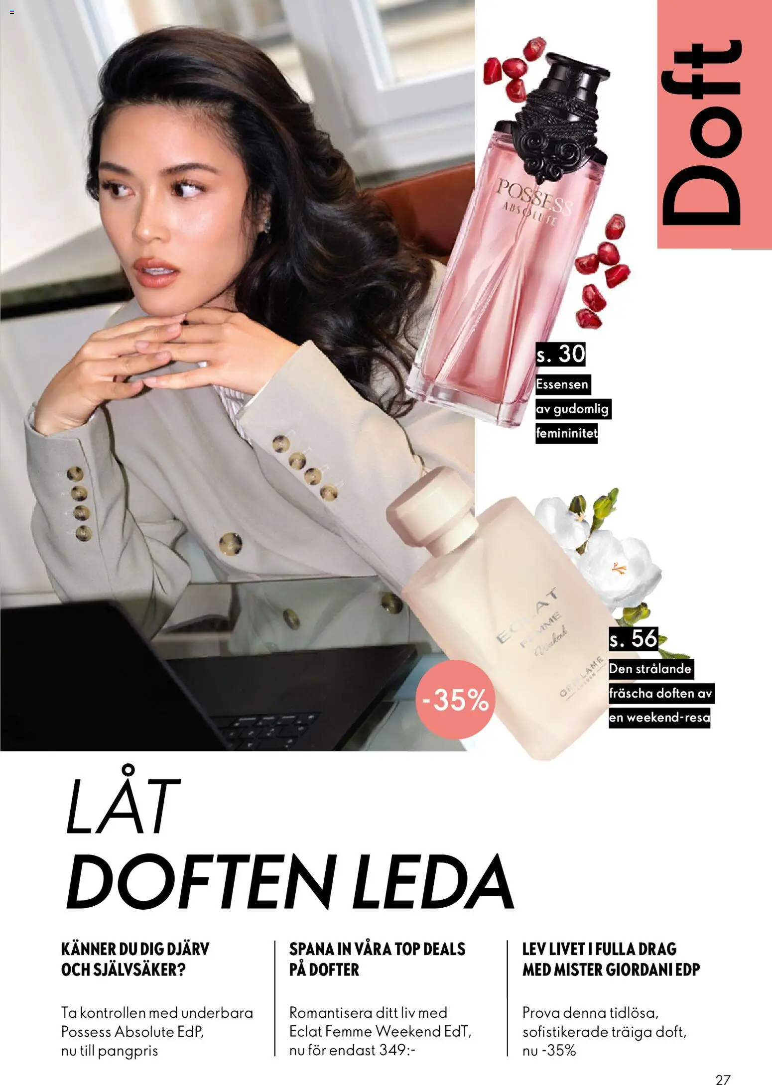 Oriflame reklamblad aktuell från 26/08/2026 | Sida: 27 | Produkter: Doft