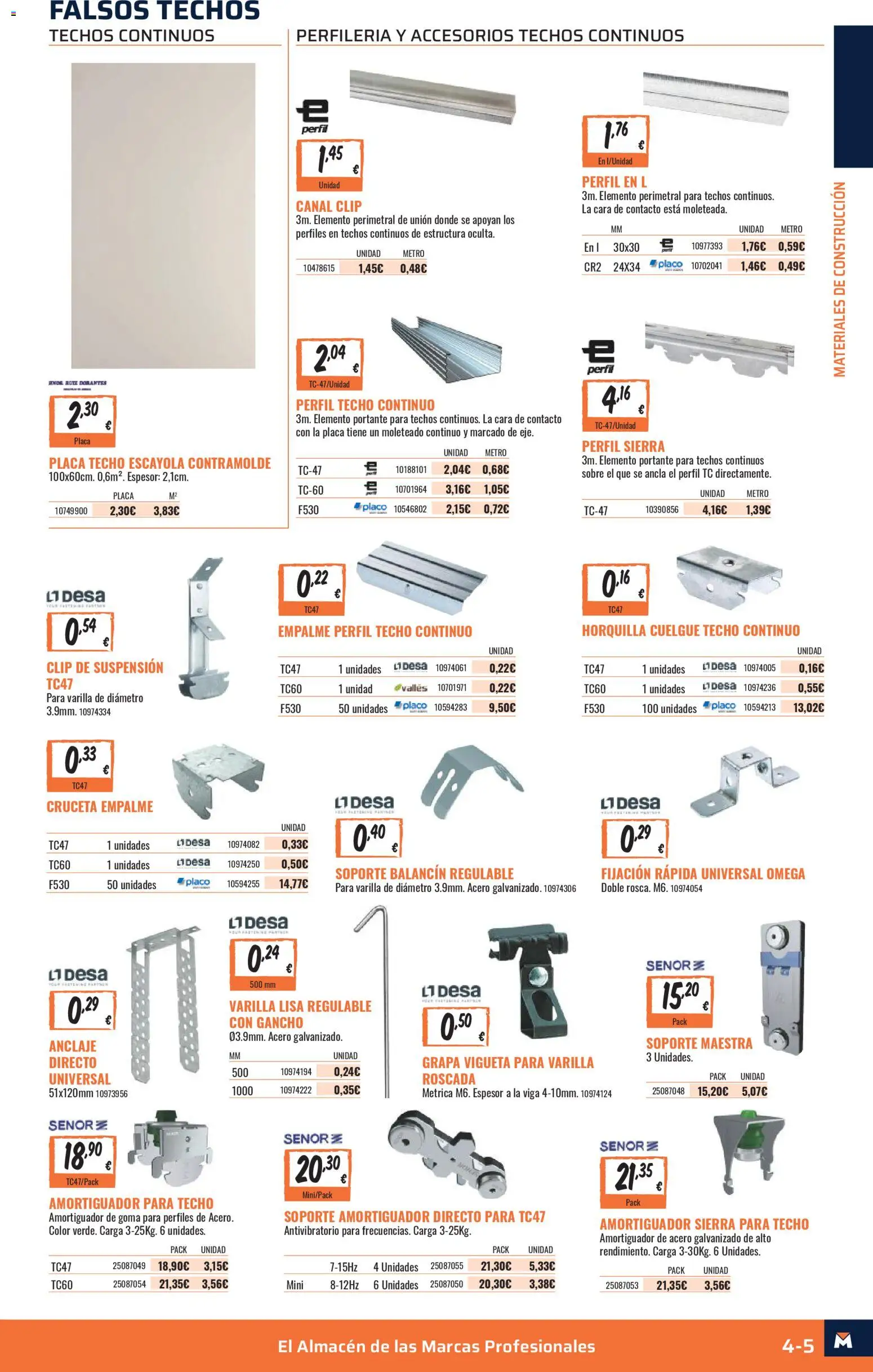 Obramat - Reformas Otono Imprenta Almacenes 03 Almeria 2026 │ válido desde el 09/10/2026 | Página: 5 | Productos: Horquilla, Omega