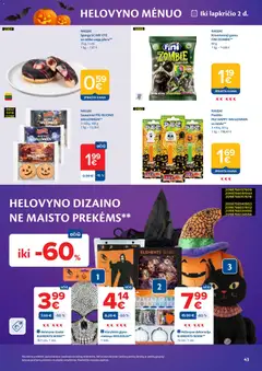 MAXIMA leidinys galioja nuo 2026.10.20 | Puslapis: 43 | Prekių: Sausainiai, Kramtomoji guma, Spurga, Kaukė