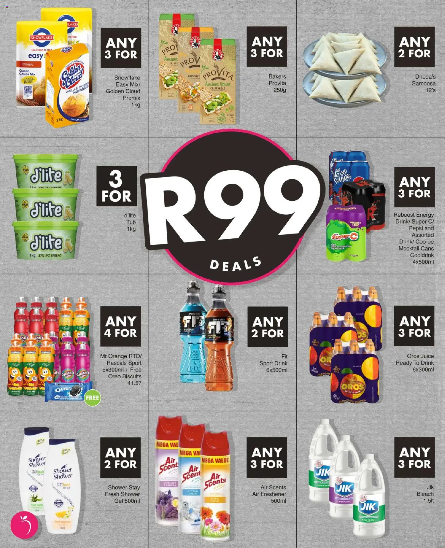 New Save catalogue – valid from 15.04.2026 | Page: 16 | Products: Scale, Shower, Biscuits, Juice