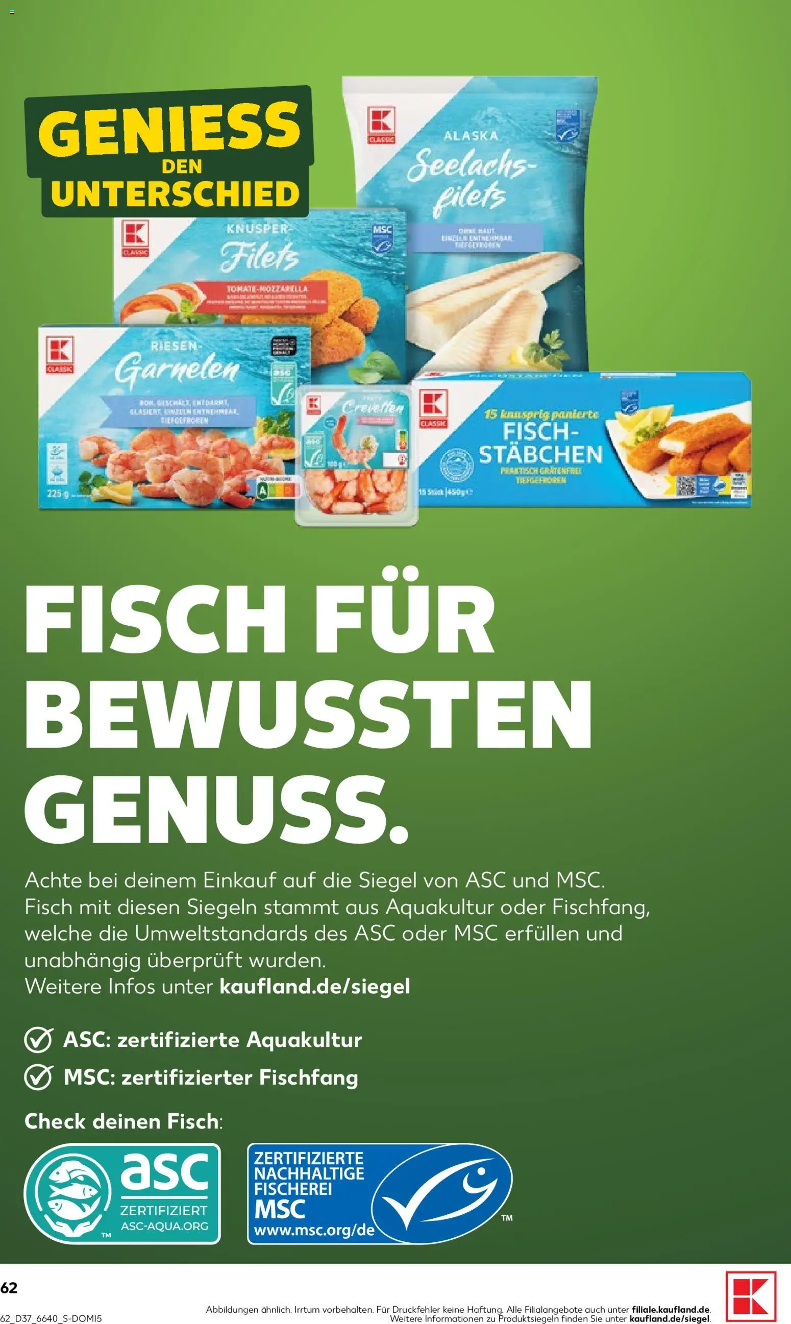 Kaufland Německo leták od 10.09.2026 | Strana: 62