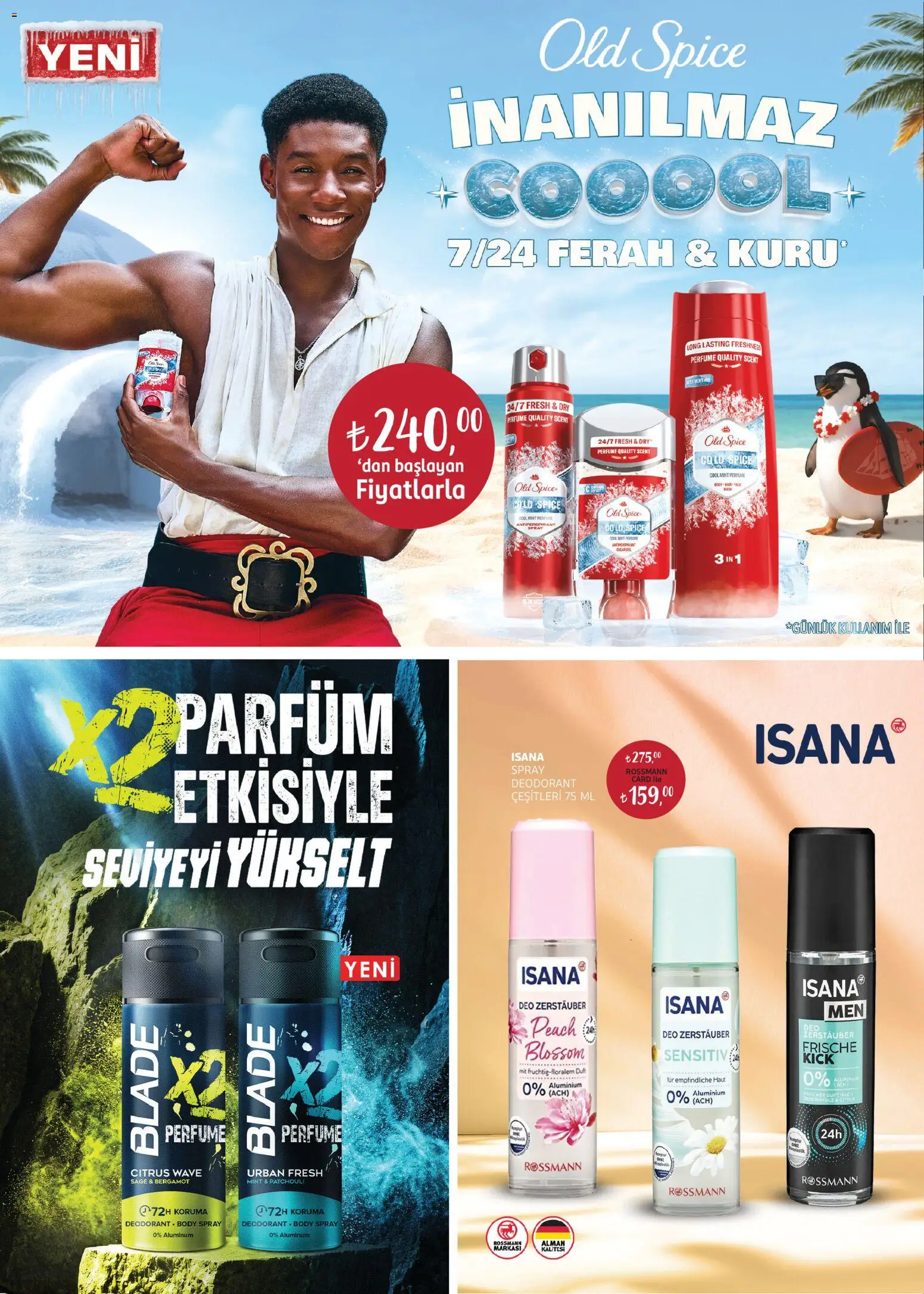Rossmann - Ağustos Kişisel Bakım Kataloğu - 30 Temmuz 2026 tarihinden itibaren geçerlidir | Sayfa: 16 | Ürünler: Deodorant, Parfüm