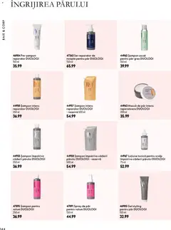 Ofertele Oriflame valabile de la 30.09.2026 | Pagină: 144 | Produse: Loțiune tonică, Mască de păr, Spray de păr, Șampon uscat