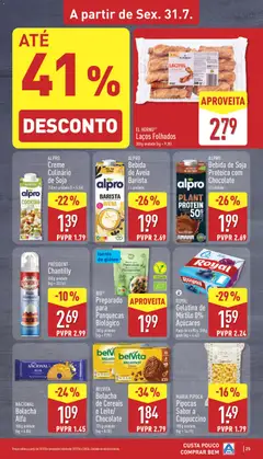 Pré-visualização Gelatina de Mirtilo 0% Açúcares, ROYAL Gelatina de Mirtilo 0% Açúcares Pack de 4 x 90 g; 360 g pack (kg = 4.42) válido de 27/07/2026 | Página: 25