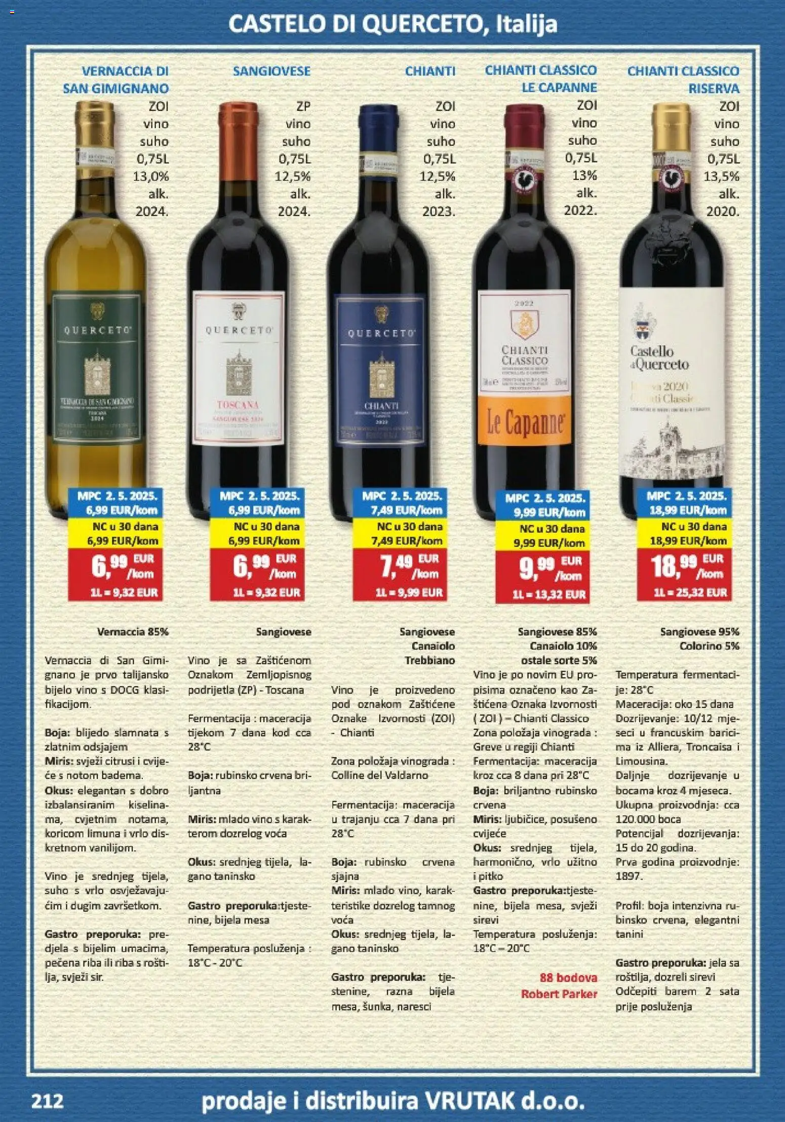 Vrutak katalog | vrijedi od 01.11.2025 | Stranica: 212 | Proizvodi: Bijelo vino, Miris, Vino, Riba