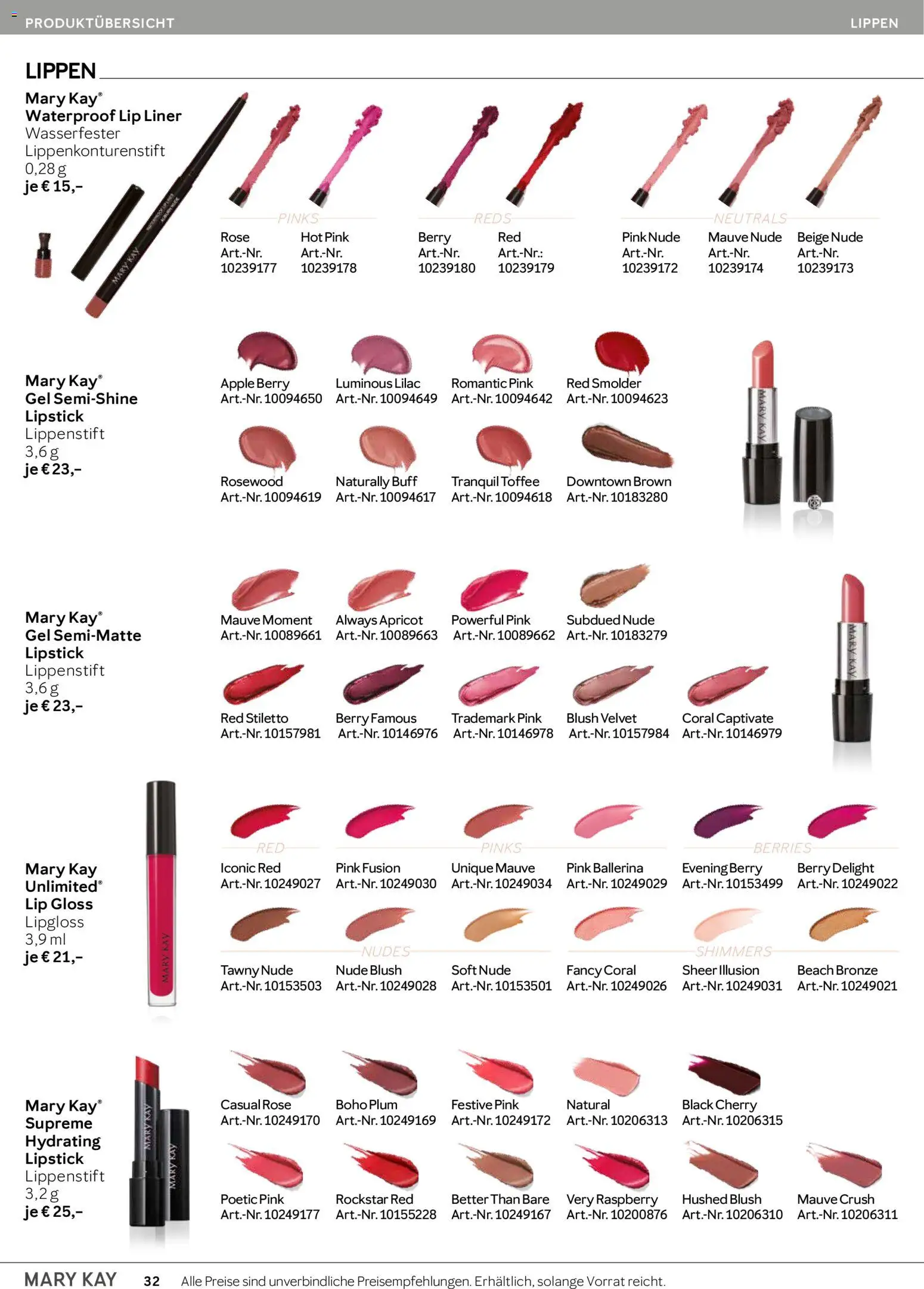 Mary Kay Katalog – gültig ab 16.07.2026 | Seite: 32