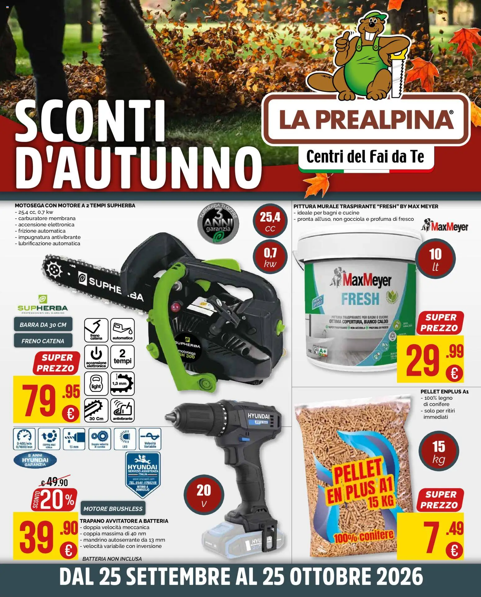 Volantino La Prealpina del 25/09/2026 | Pagina: 1