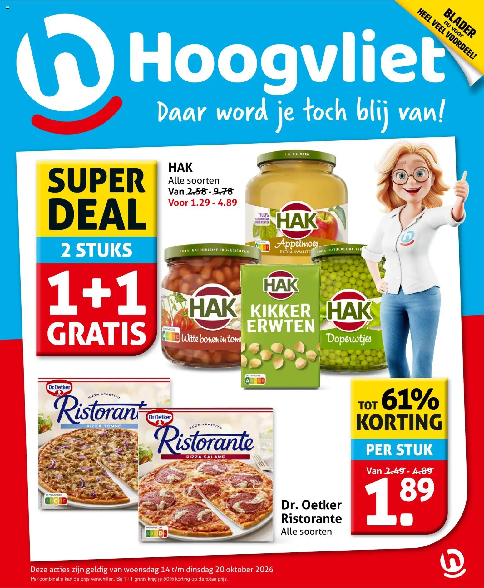 {H1} | Pagina: 1 | Producten: Pizza, Kan, Bonen, Appelmoes