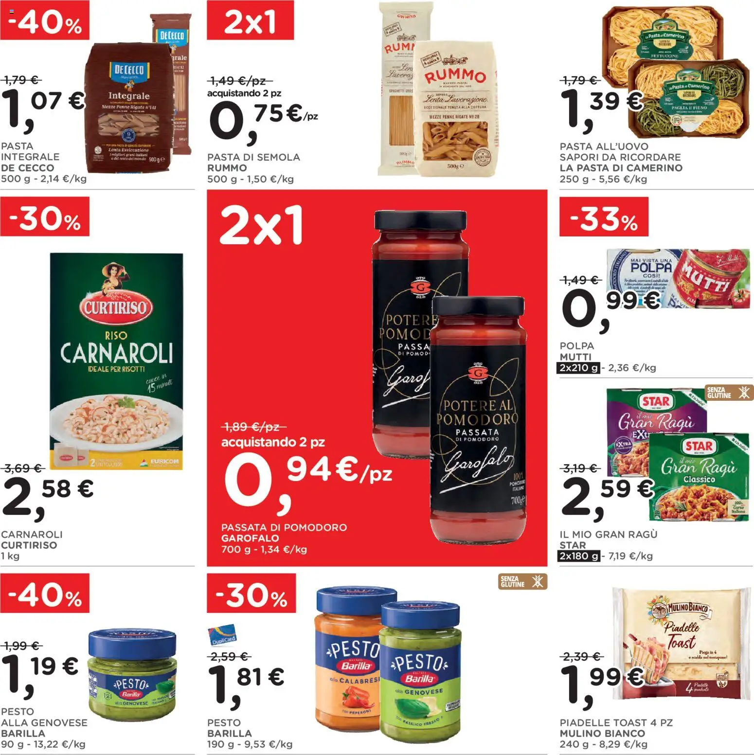 Volantino Poli del 16/09/2026 | Pagina: 19 | Prodotti: De Cecco, Semola, Penne, Spaghetti