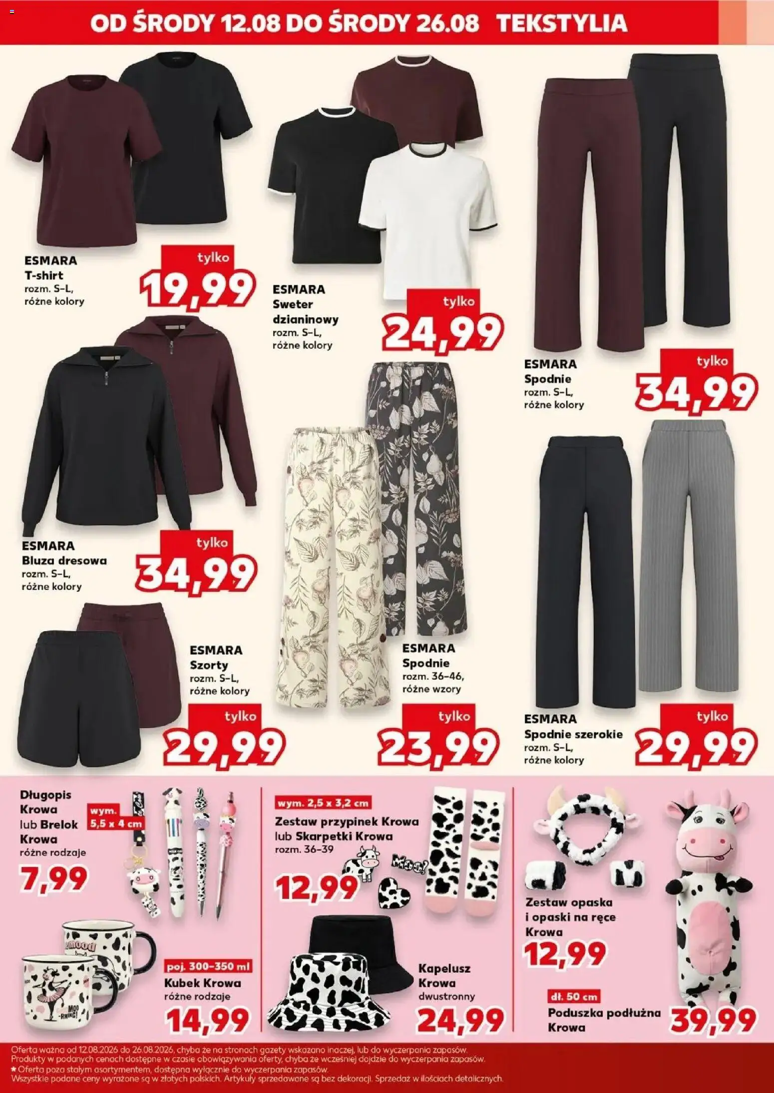 Kaufland gazetka od 12.08.2026 - od jutra PDF | Strona: 11 | Produkty: Szorty, Sweter, Kapelusz, Gazety