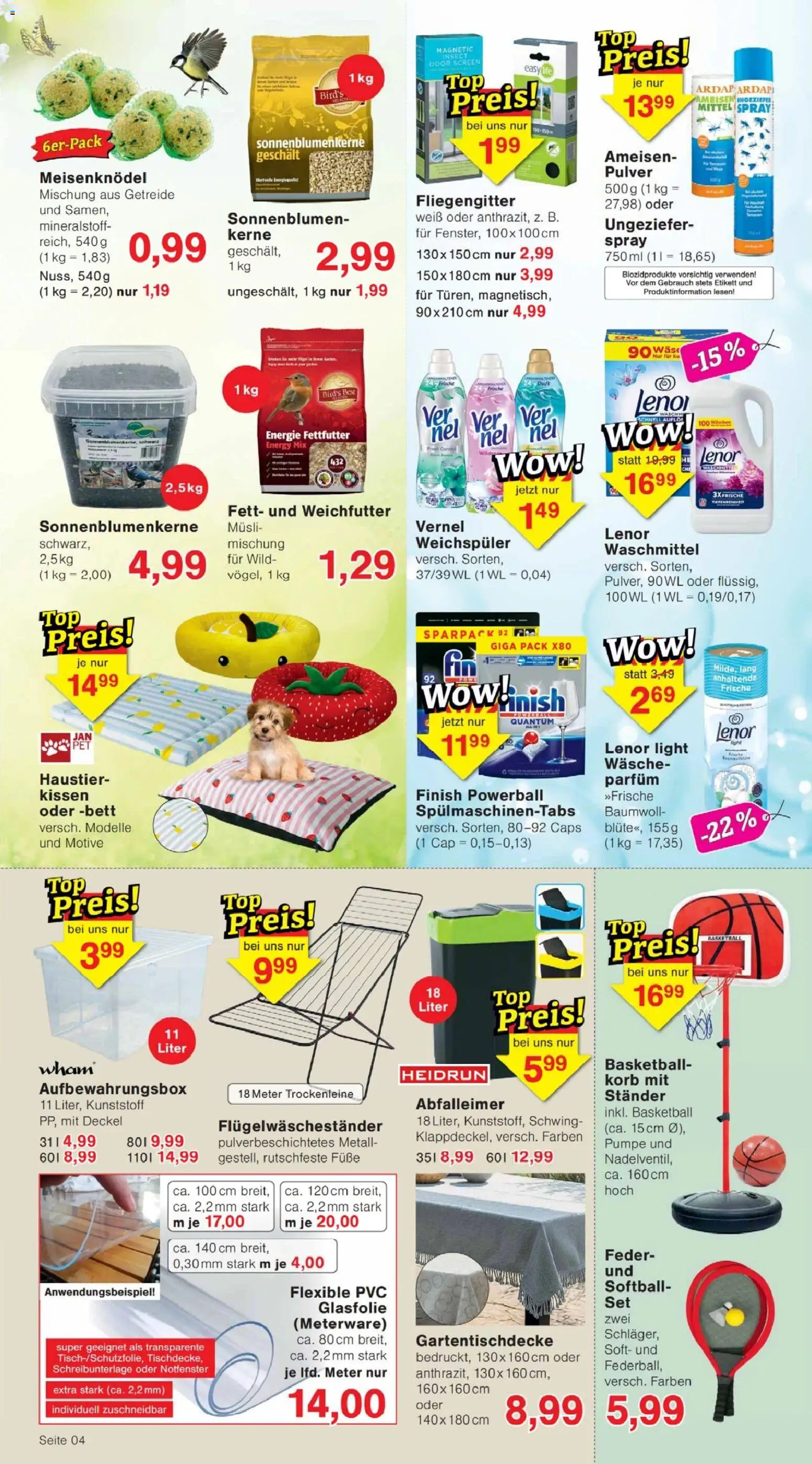 Jawoll Prospekt – gültig ab 15.06.2026 | Seite: 4 | Produkte: Bett, Energy, Weichspüler, Waschmittel