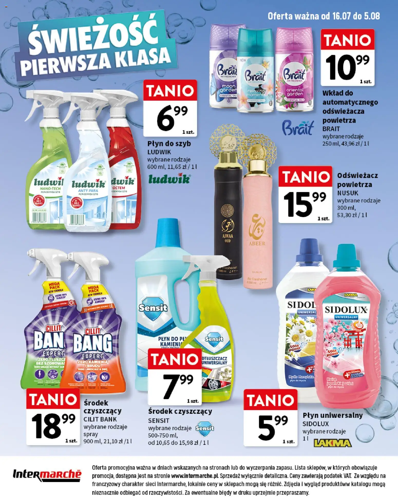 Intermarche gazetka - Szkolna wyprawka w super cenach od 16.07.2026 | Strona: 20 | Produkty: Odświeżacz, Odświeżacz powietrza