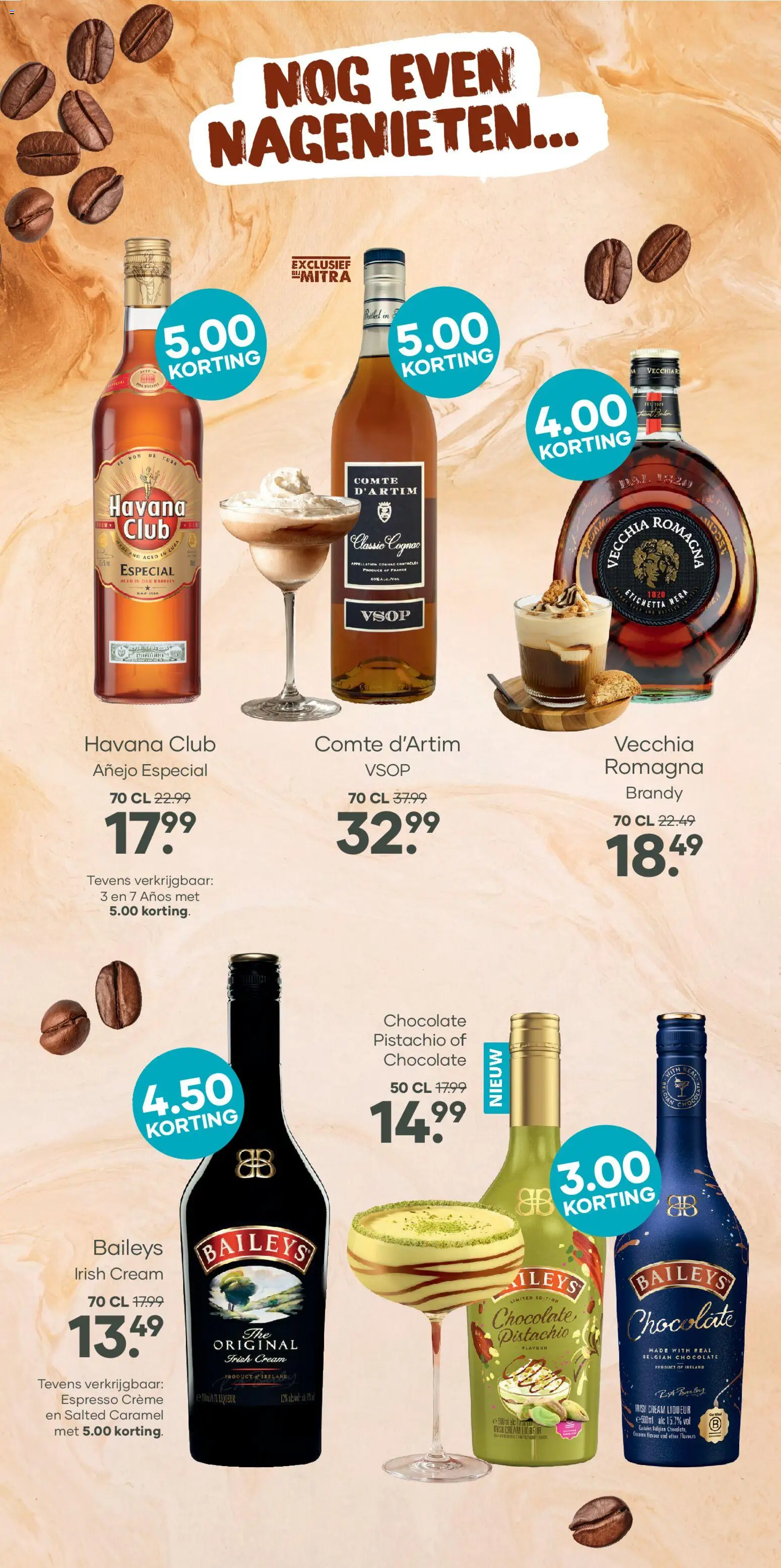 {H1} | Pagina: 8 | Producten: Brandy, Havana Club, Cognac, Baileys