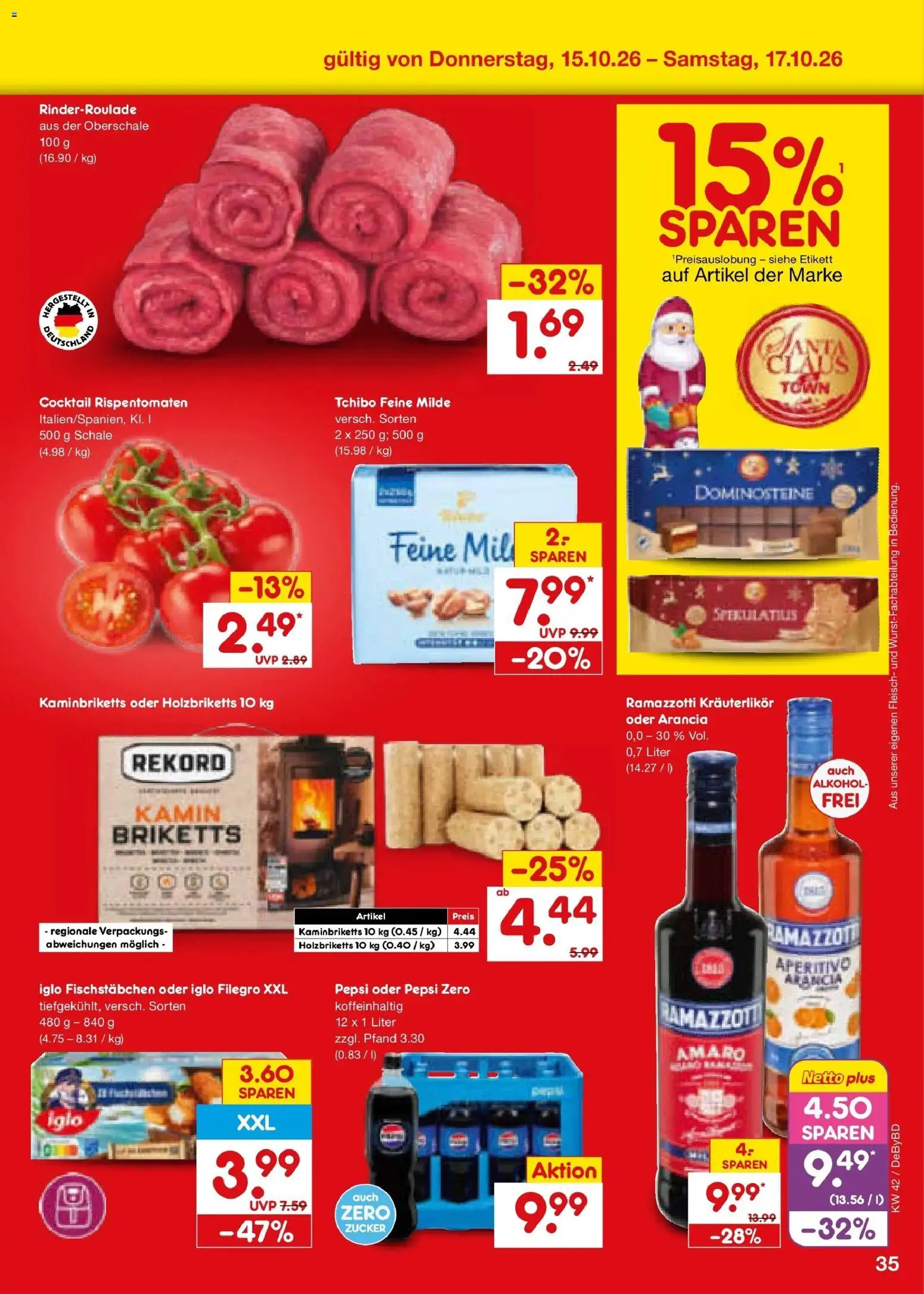 Netto Marken-Discount Prospekt Buttenwiesen (ab 12.10.2026) » Angebote | Seite: 49 | Produkte: Iglo, Fischstabchen, Zucker, Fleisch