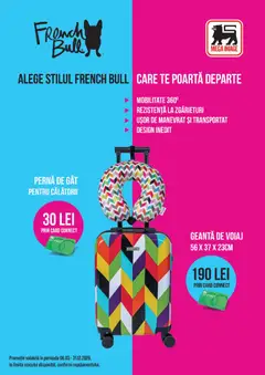 Ofertele Mega Image valabile de la 23.04.2026 | Pagină: 48 | Produse: Geantă de voiaj, Geantă, Pernă