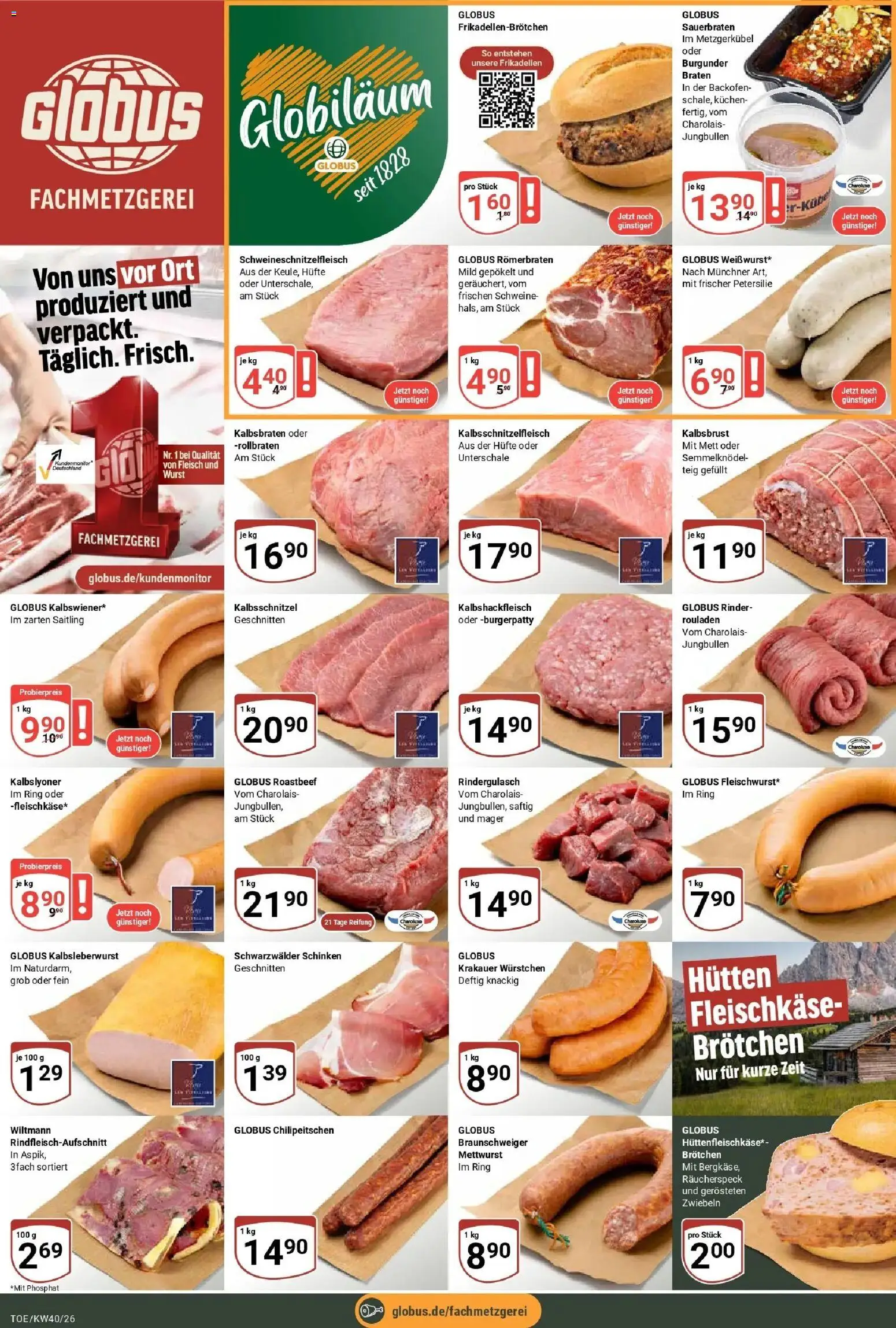 Globus Prospekt Tönisvorst (ab 28.09.2026) » Angebote online | Seite: 8 | Produkte: Rindergulasch, Backofen, Kuchen, Fleisch