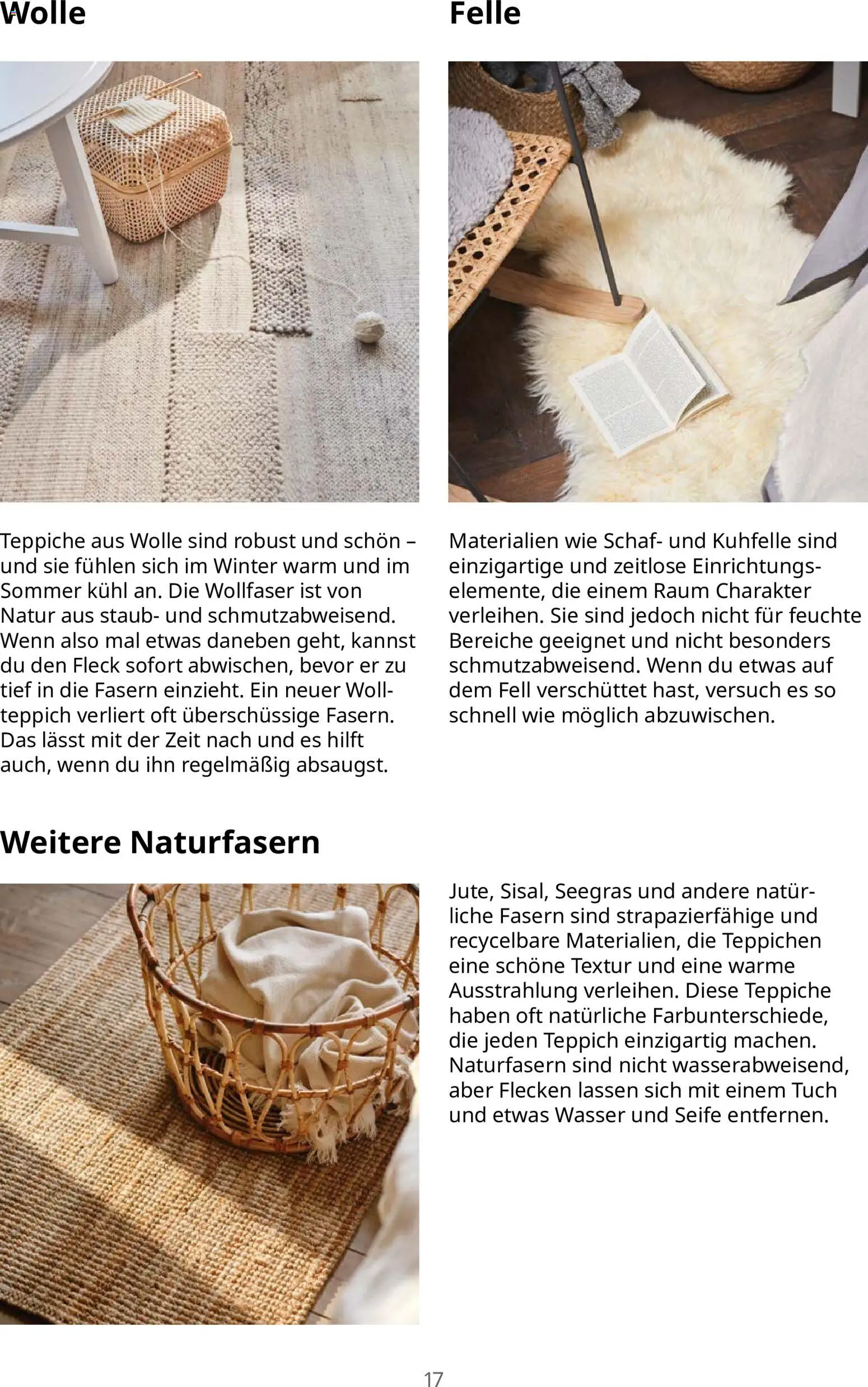 Ikea Teppichlösungen – gültig ab 16.09.2026 | Seite: 17 | Produkte: Teppich, Seife, Wasser