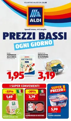 Anteprima del volantino Aldi volantino valido a partire dal 24/08/2026
