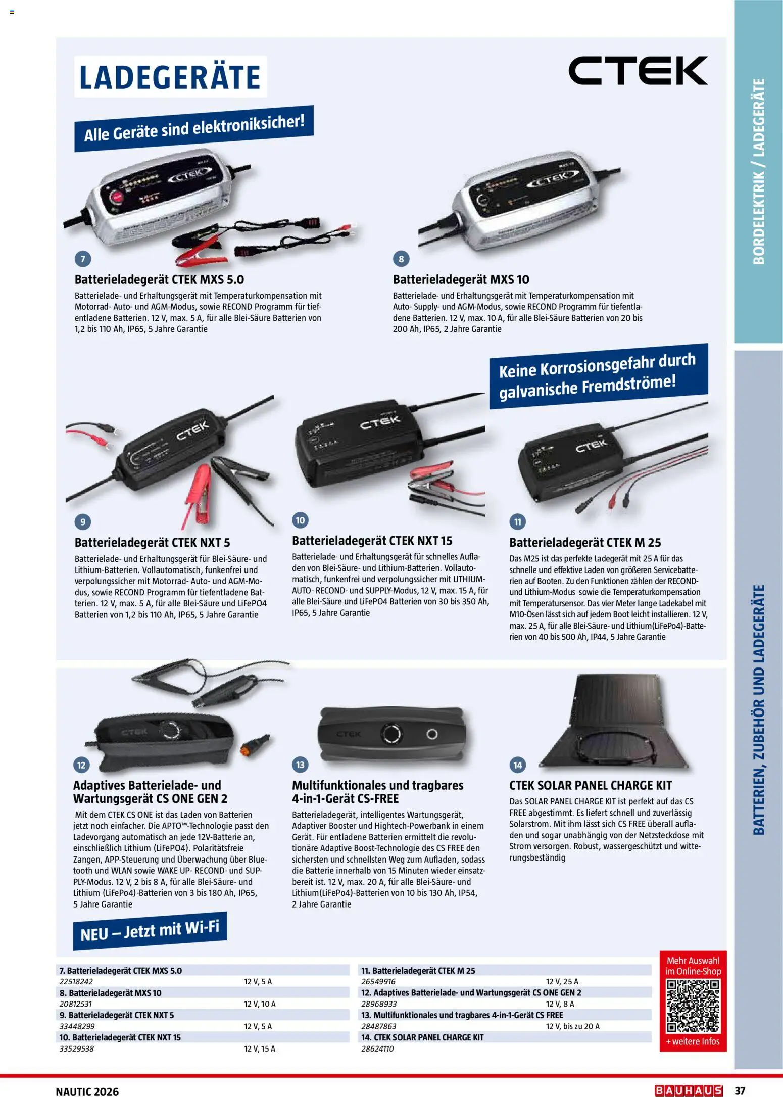 Bauhaus Nautic gültig ab 01.01.2026 | Seite: 37 | Produkte: Batterie