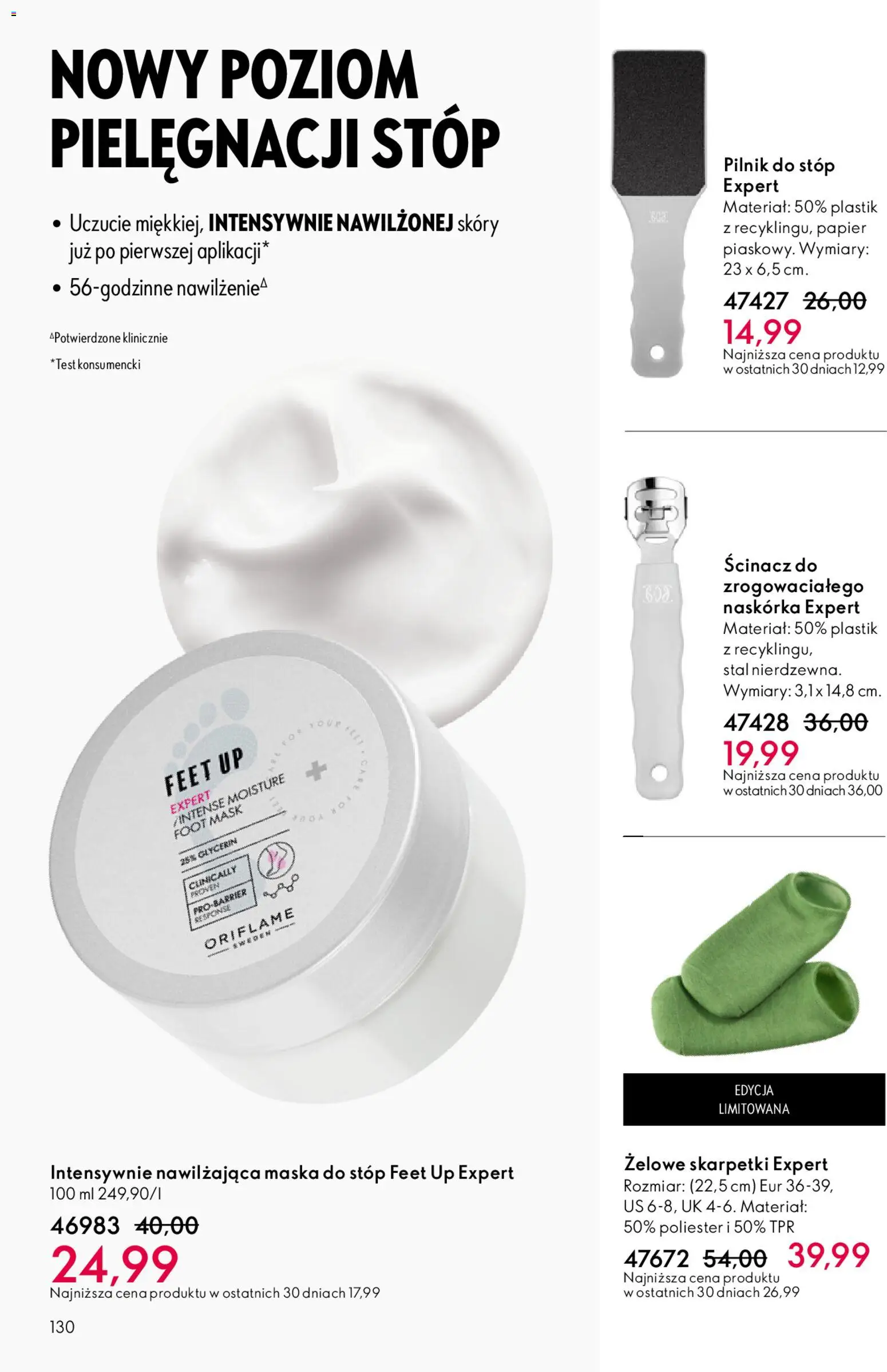 Oriflame Katalog 7 2026 od 06.05.2026 | Strona: 130 | Produkty: Skarpetki, Maska