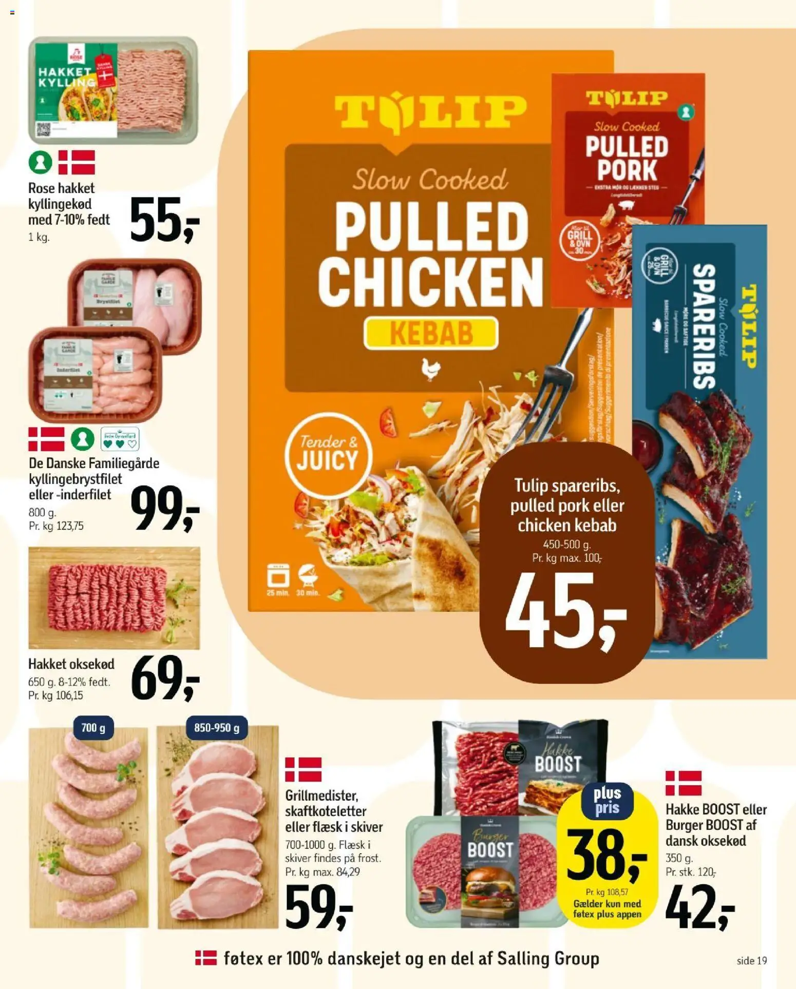 Føtex tilbudsavis – gyldig fra 31/07/2026 | Side: 23 | Produkter: Kyllingekød, Oksekød, Kebab, Grill