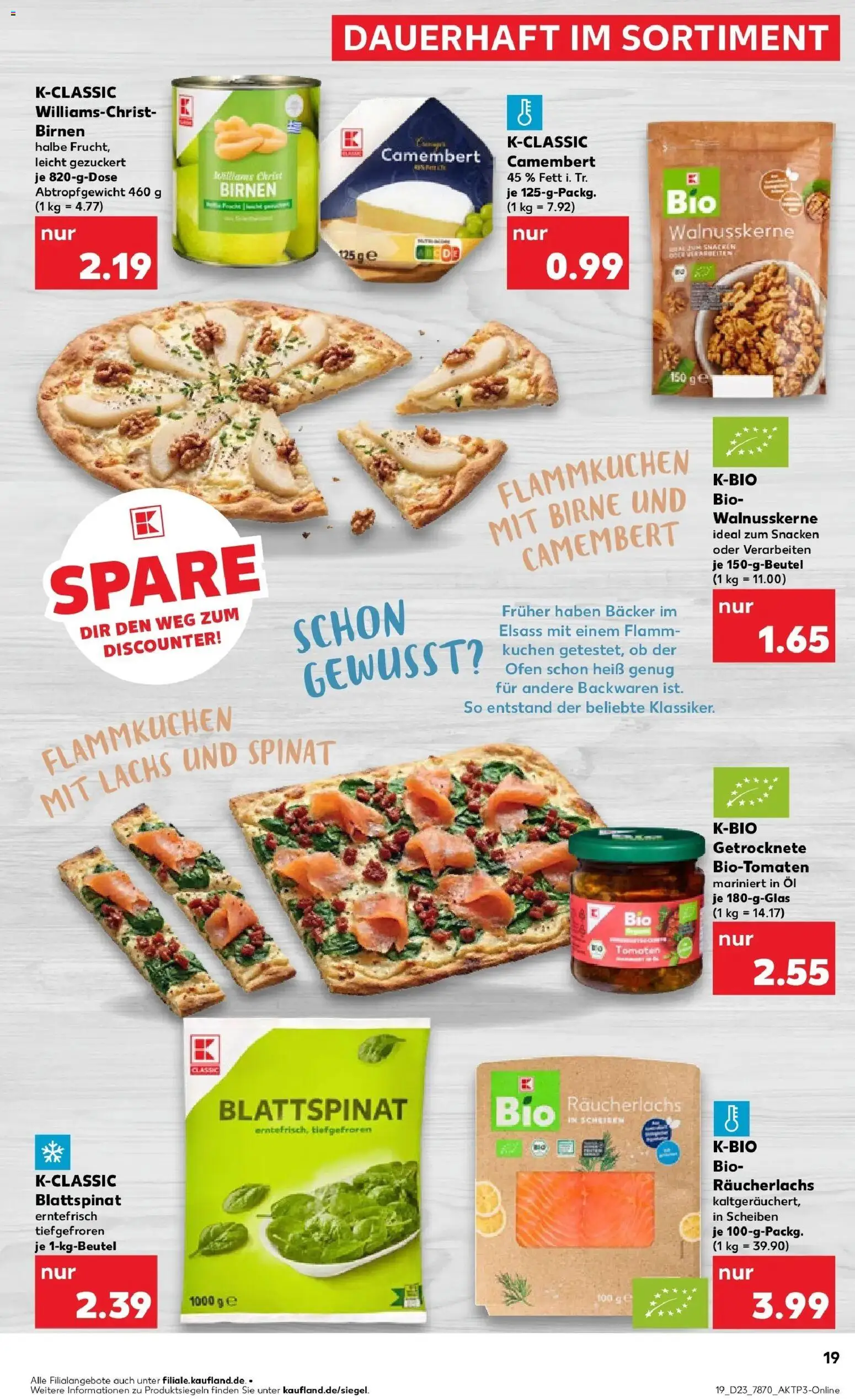 Kaufland Prospekt Schwäbisch Gmünd – gültig ab 04.06.2026 | Seite: 19 | Produkte: Öl, Tomaten, Räucherlachs, Birne
