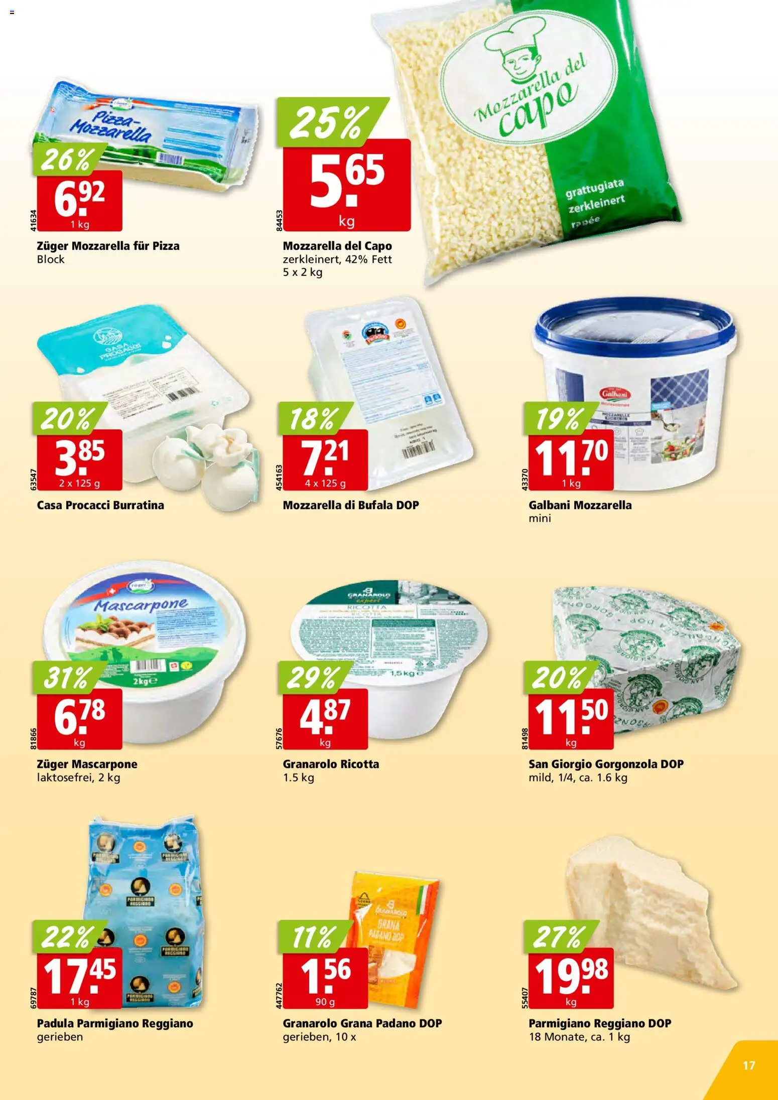 Aligro aktionen Chavannes, Matran, Genf, Sitten – gültig ab 15.06.2026 | Seite: 17 | Produkte: Mascarpone, Pizza