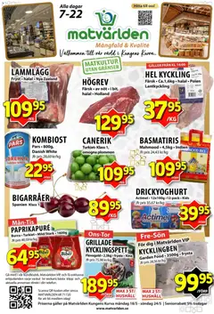 Matvärlden erbjudanden - Förhandsvisning av reklamblad från butik Matvärlden aktuell från 18.05.2026
