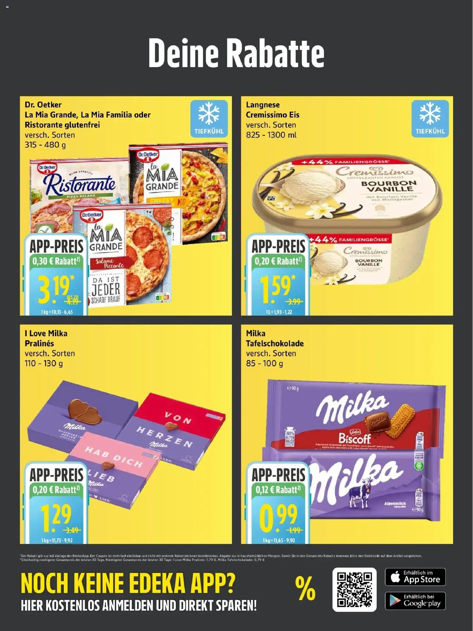 Edeka Prospekt Schleswig – gültig ab 04.05.2026 | Seite: 4 | Produkte: Ristorante, Salami, Pizza, Eis