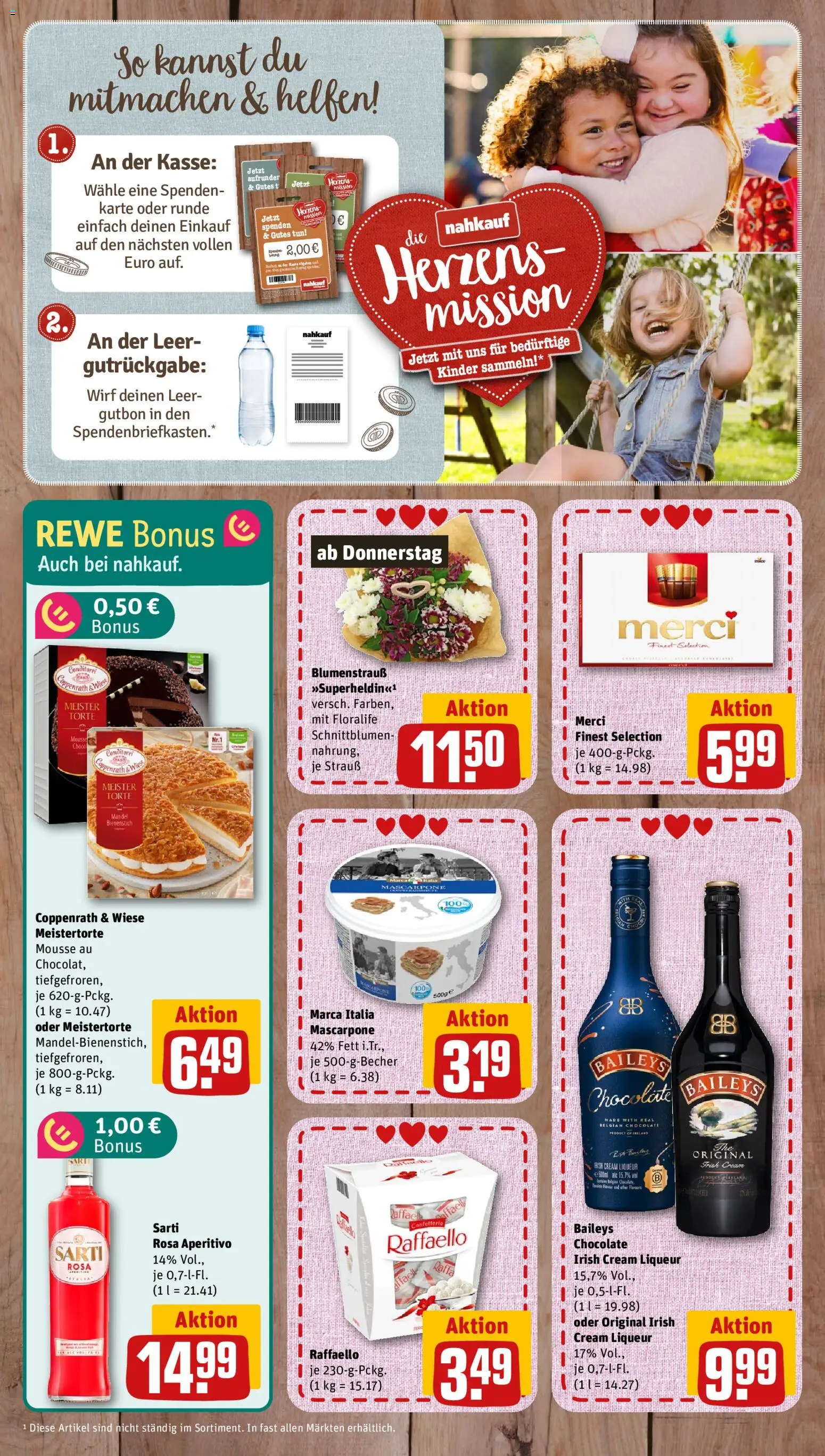 Nahkauf Prospekt – gültig ab 04.05.2026 | Seite: 2 | Produkte: Raffaello, Merci, Mascarpone, Baileys