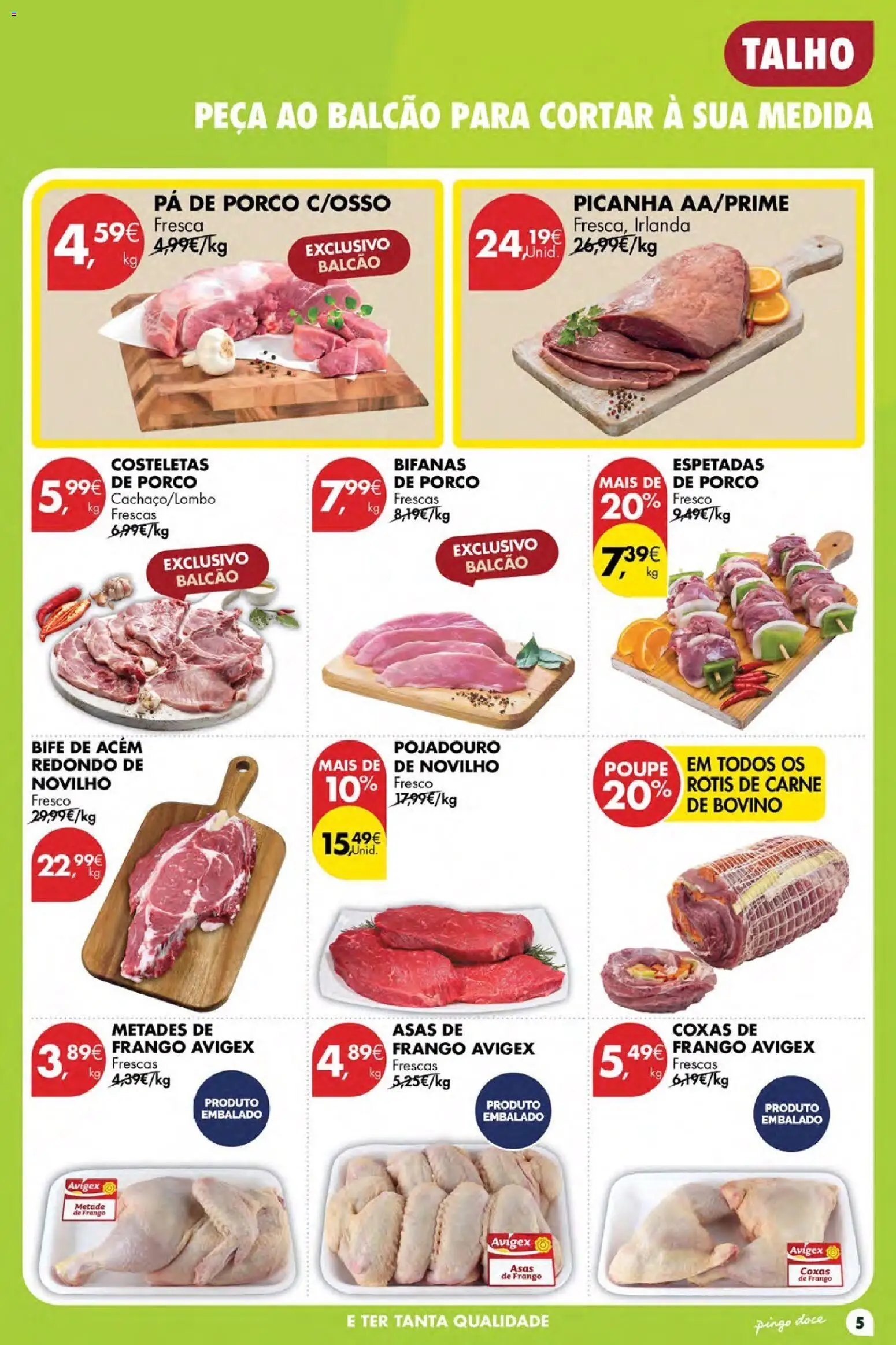 Pingo Doce Poupe Esta Semana Madeira │ válido de 11.06.2026 | Página: 5 | Produtos: Asas de frango, Frango, Carne, Pá