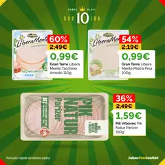 Žabac Katalog - Pregled kataloga iz trgovine Žabac, vrijedi od 26.06.2026 | Stranica: 29 | Proizvodi: Pik Vrbovec, Parizer, Pileća prsa