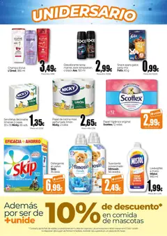 Vista previa Unide folleto válido desde el 01/10/2026 | Página: 7 | Productos: Polvo, Detergente, Papel higienico, Cocina