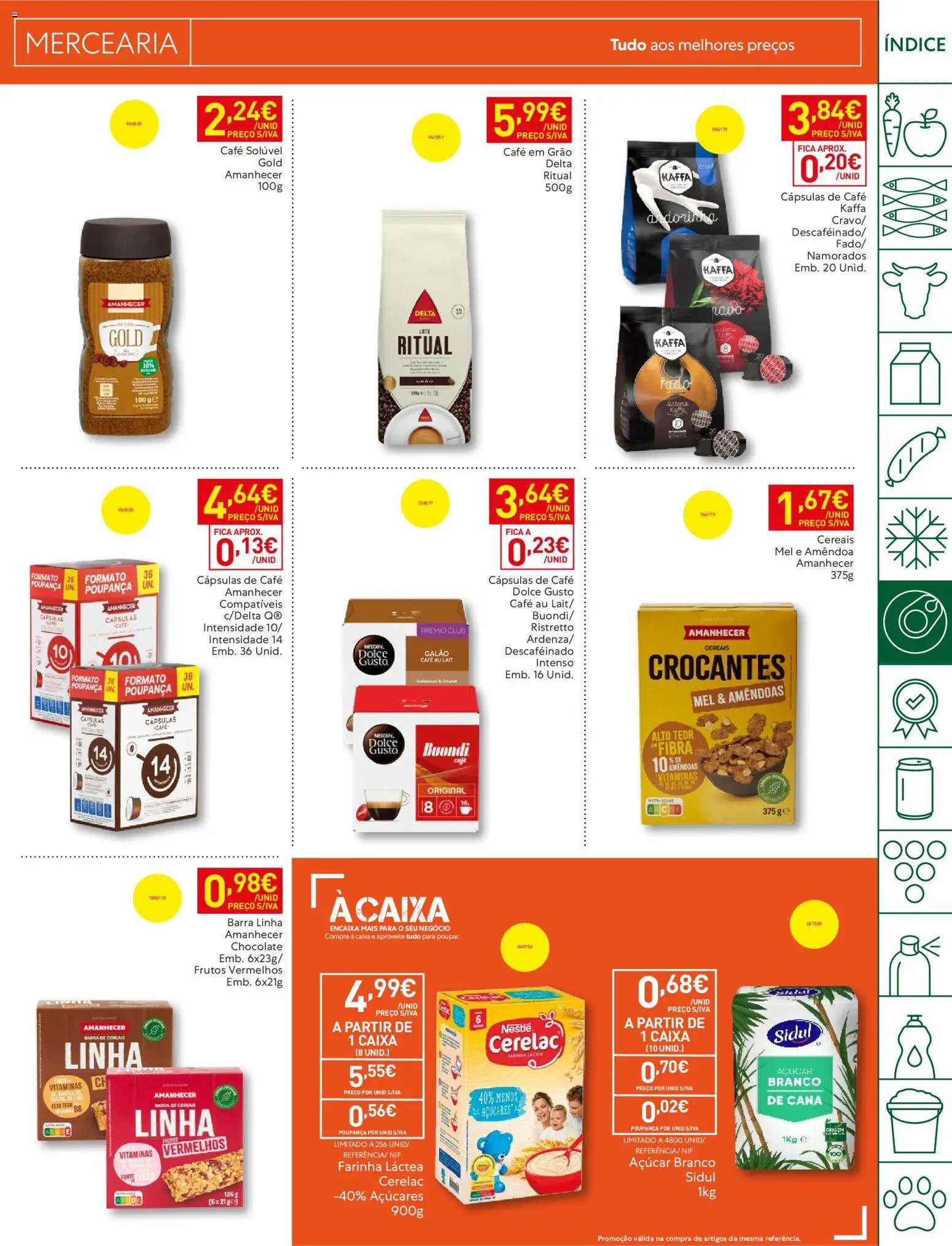 Recheio folheto │ válido de 07/07/2026 | Página: 19 | Produtos: Farinha láctea, Nestlé, Açúcar, Dolce gusto