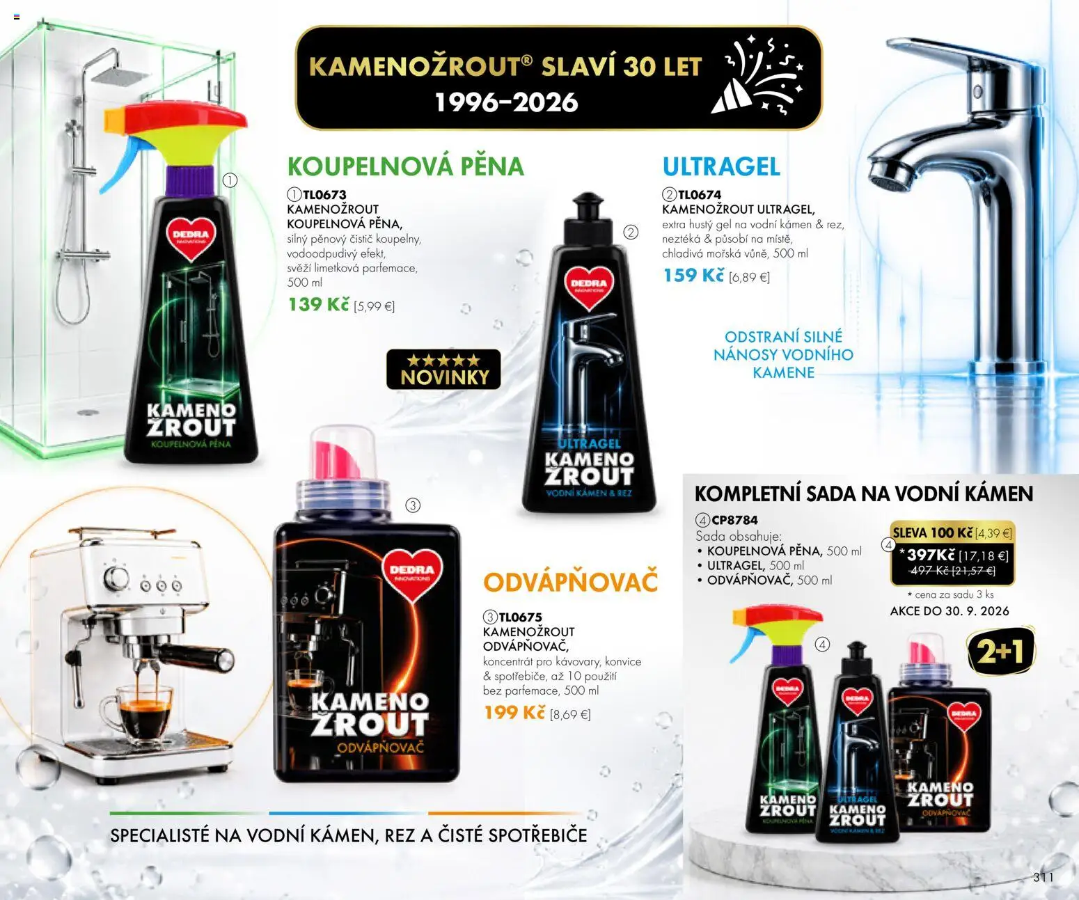 Nové Dedra akcie – leták je platný od 01.09.2026 | Strana: 11 | Produkty: Pena