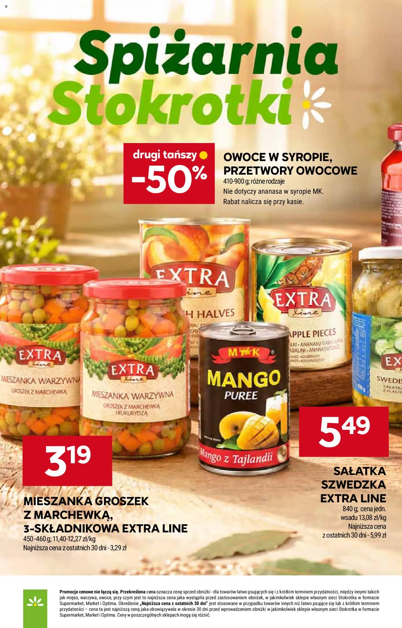 Stokrotka gazetka - Market od 17.09.2026 | Strona: 18 | Produkty: Stokrotka, Przetwory, Mieszanka warzywna, Sałatka
