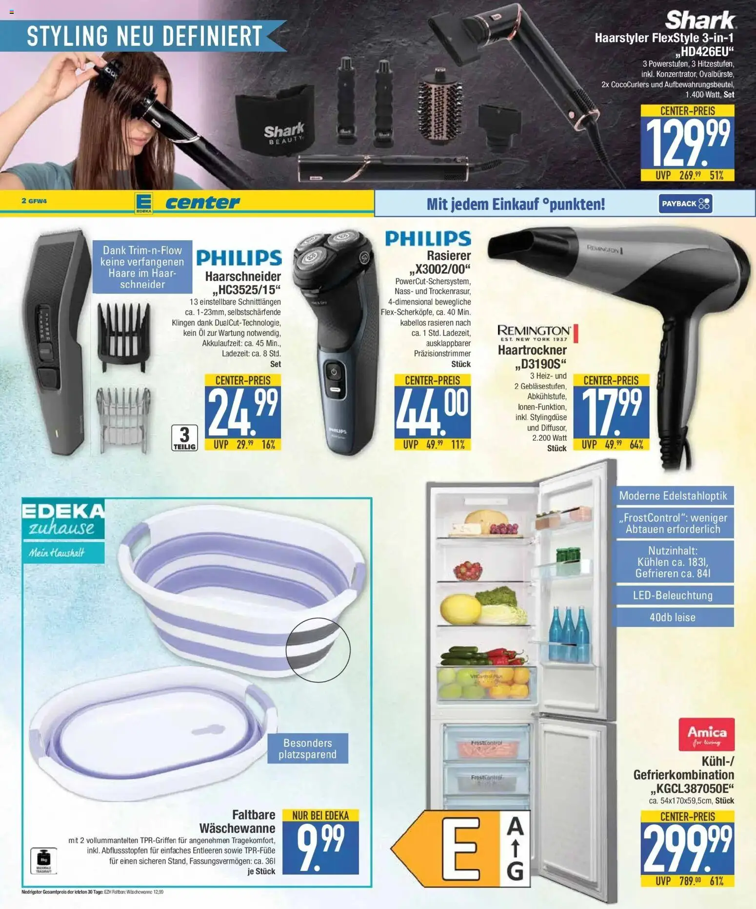 Edeka Prospekt Krumbach (ab 10.08.2026) » Angebote Online | Seite: 12 | Produkte: Philips, Rasierer, Haartrockner, Öl
