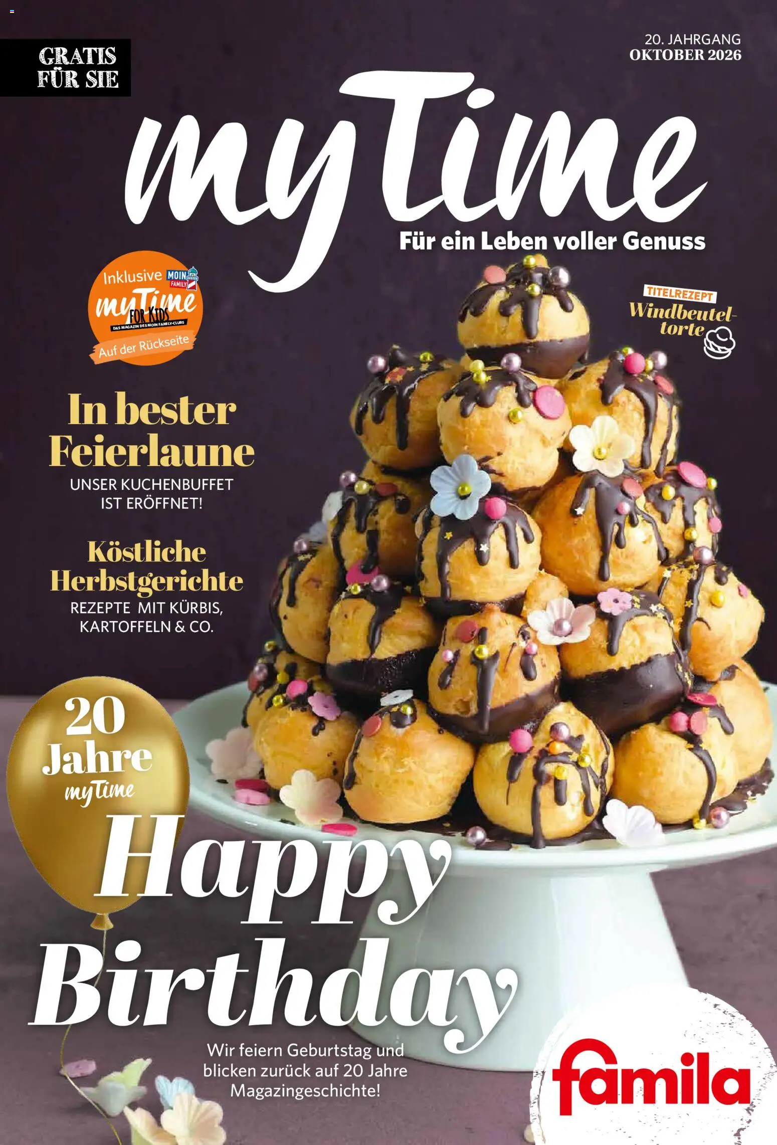Famila Nordwest myTime Oktober 2026 – gültig ab 01.10.2026 | Seite: 1 | Produkte: Kartoffeln, Magazin