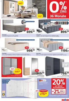 Roller Prospekt 	 ab 26.04.2026 gültig | Seite: 9 | Produkte: Lattenrost, Schwebetürenschrank, Drehtürenschrank, Boxspringbett